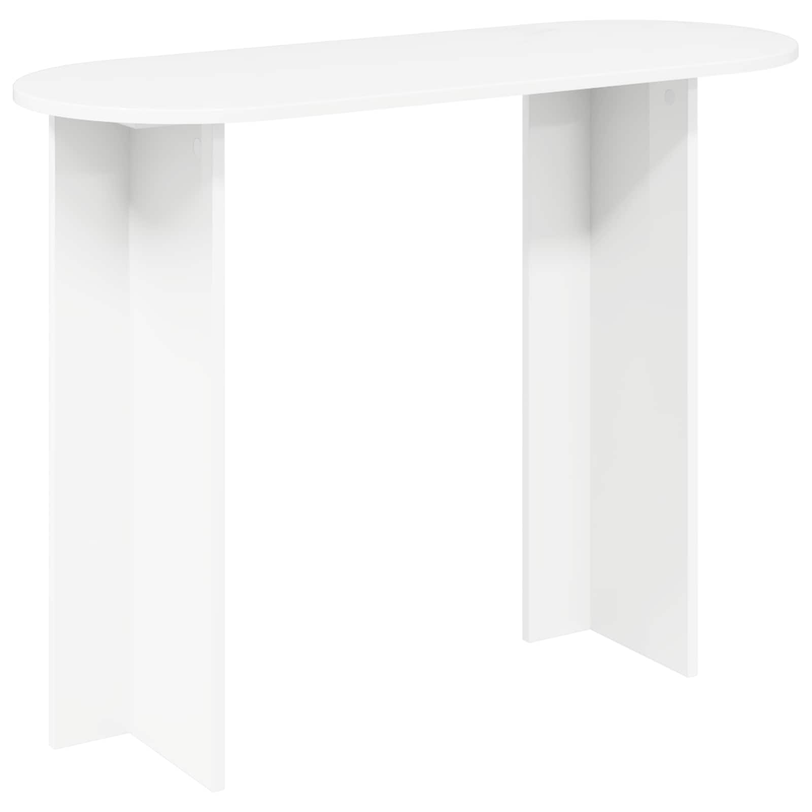 Wandtafel met opslag Wit 100 x 39,5 x 75 cm Bewerkt hout is nu te koop bij PeponiXL, paradijselijk wonen!