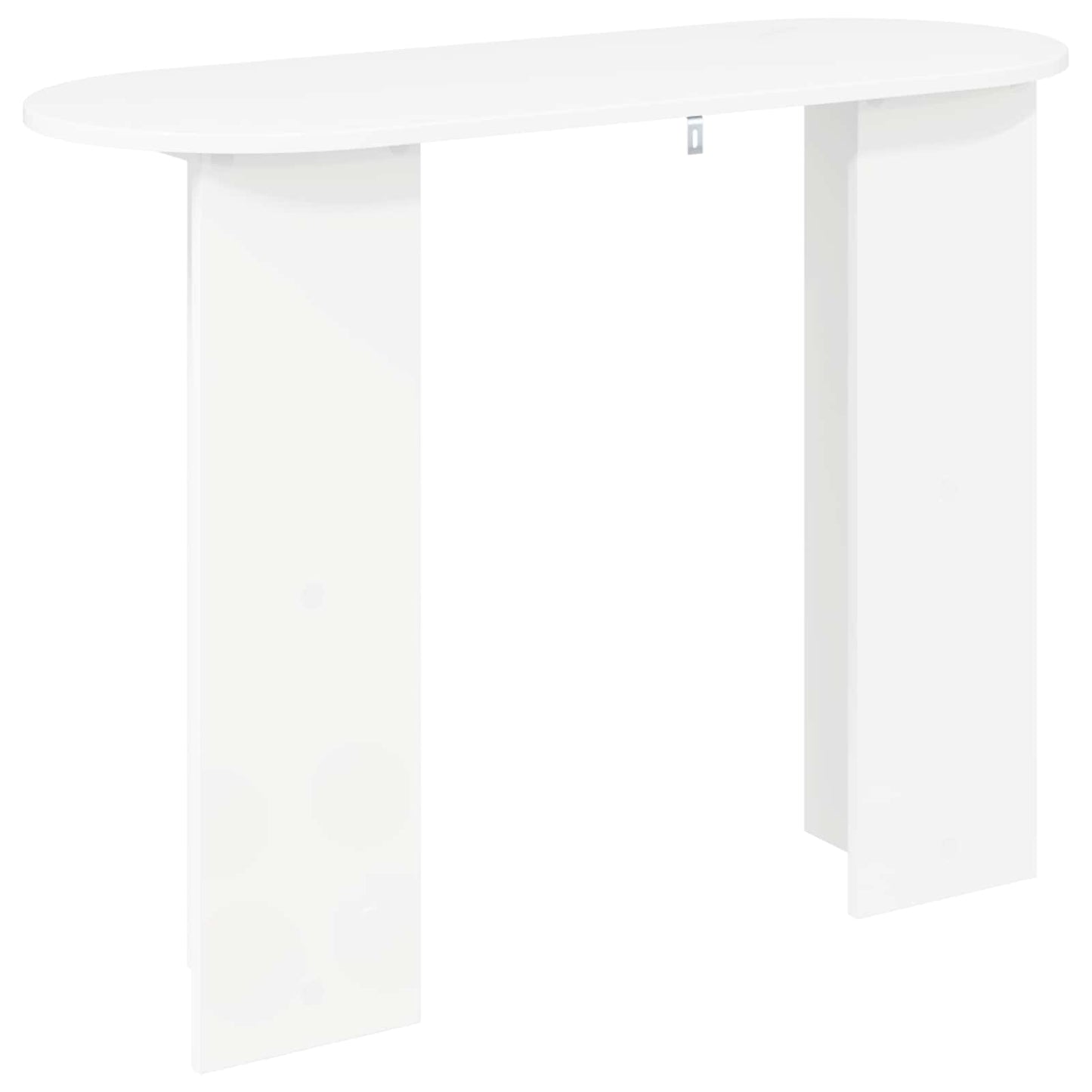 Wandtafel met opslag Wit 100 x 39,5 x 75 cm Bewerkt hout is nu te koop bij PeponiXL, paradijselijk wonen!