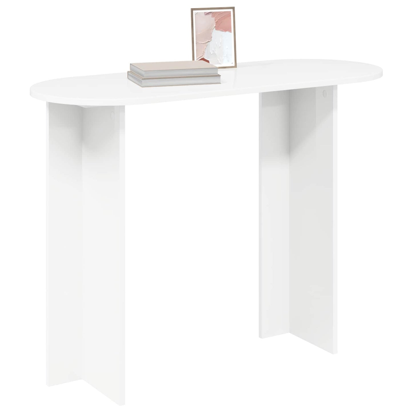 Wandtafel met opslag Wit 100 x 39,5 x 75 cm Bewerkt hout is nu te koop bij PeponiXL, paradijselijk wonen!