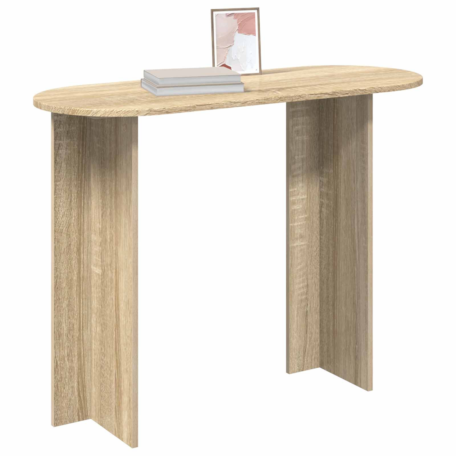 Wandtafel Sonoma Eiken 100 x 39,5 x 75 cm Bewerkt hout is nu te koop bij PeponiXL, paradijselijk wonen!