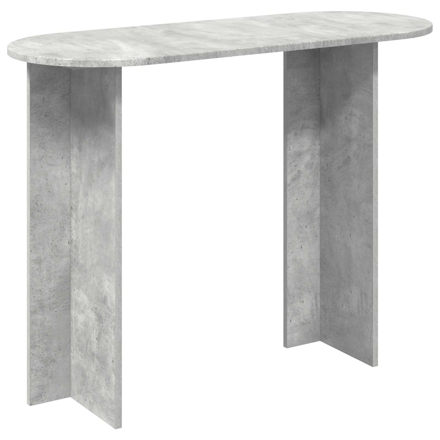 Wandtafel met opslag Betongrijs 100 x 39,5 x 75 cm Bewerkt hout is nu te koop bij PeponiXL, paradijselijk wonen!