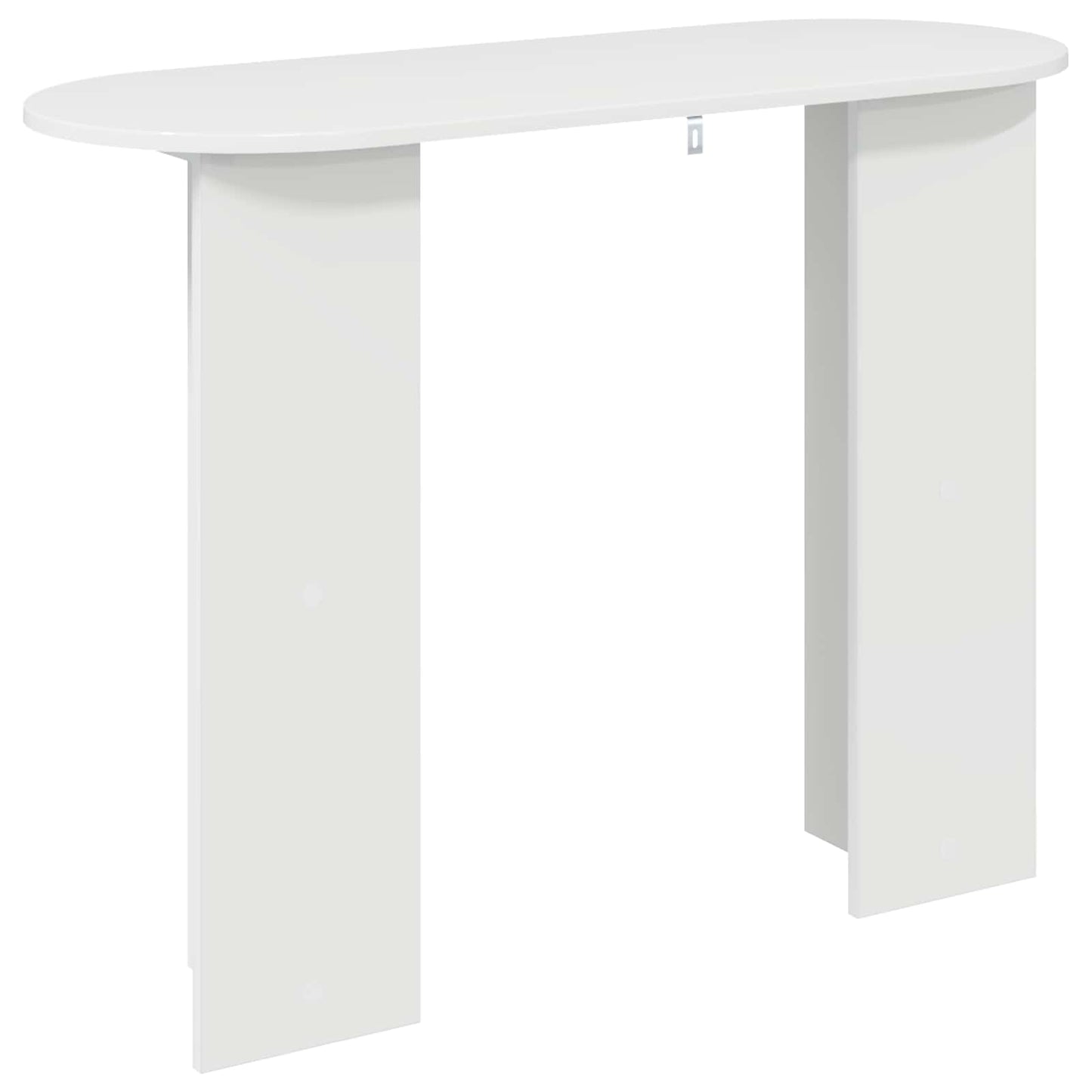 Wandtafel Hoogglans Wit 100 x 39,5 x 75 cm Bewerkt hout is nu te koop bij PeponiXL, paradijselijk wonen!