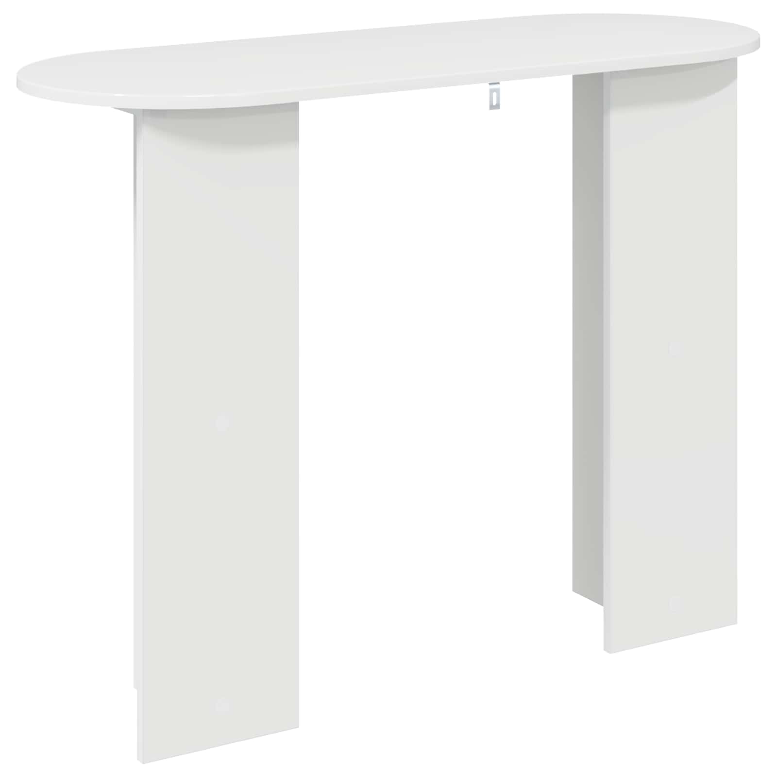 Wandtafel Hoogglans Wit 100 x 39,5 x 75 cm Bewerkt hout is nu te koop bij PeponiXL, paradijselijk wonen!