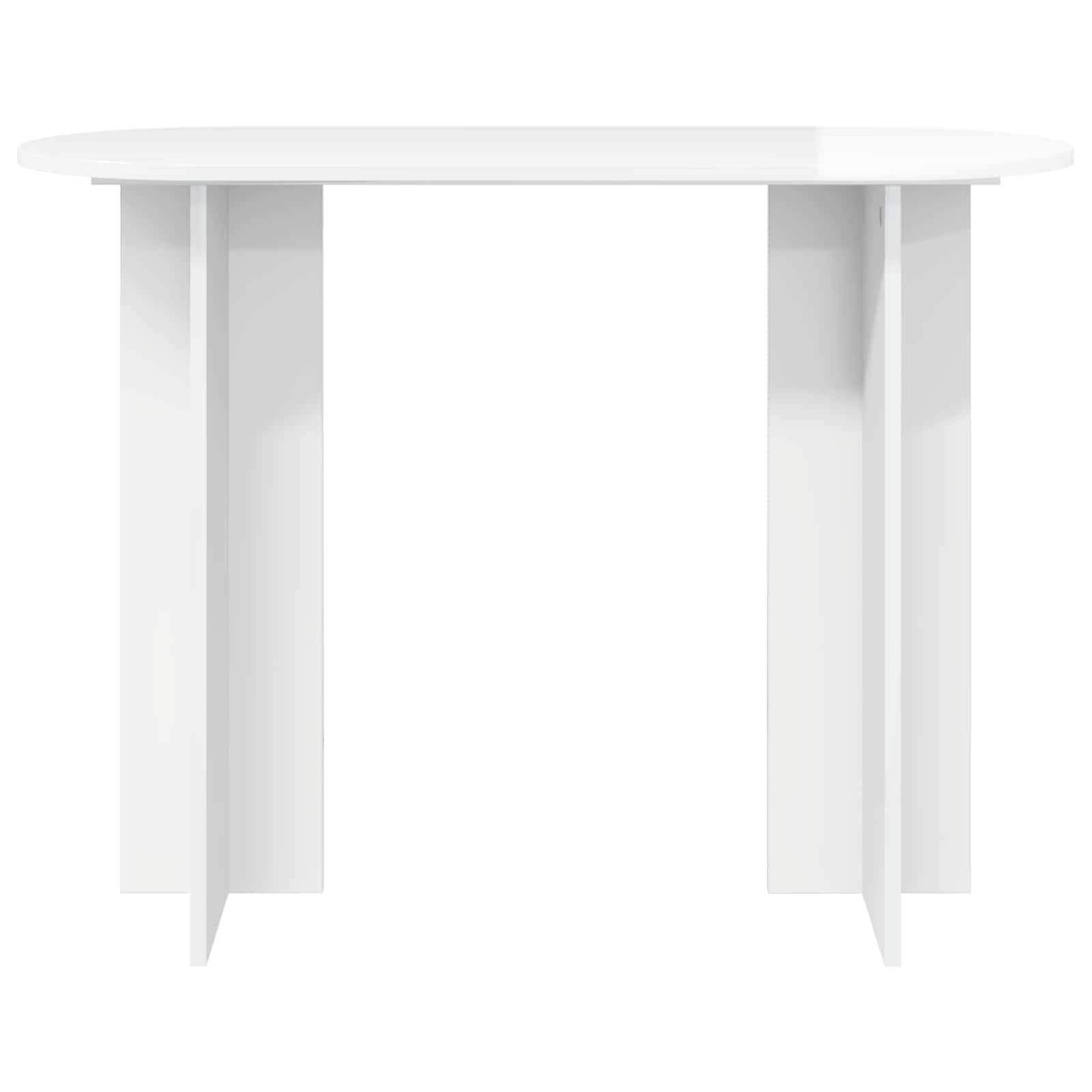 Wandtafel Hoogglans Wit 100 x 39,5 x 75 cm Bewerkt hout is nu te koop bij PeponiXL, paradijselijk wonen!