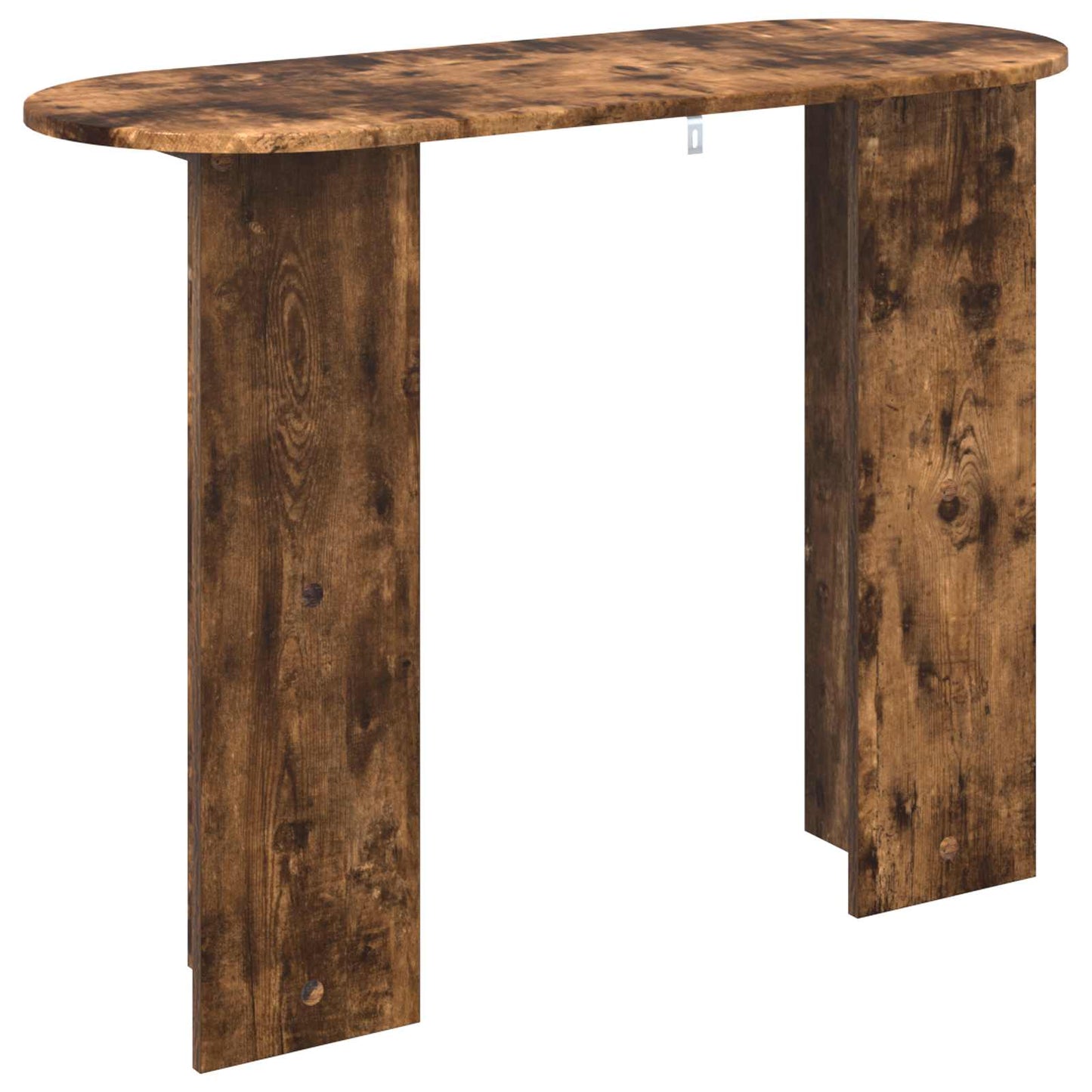 Wandtafel Gerookt eiken 100 x 39,5 x 75 cm Bewerkt hout is nu te koop bij PeponiXL, paradijselijk wonen!