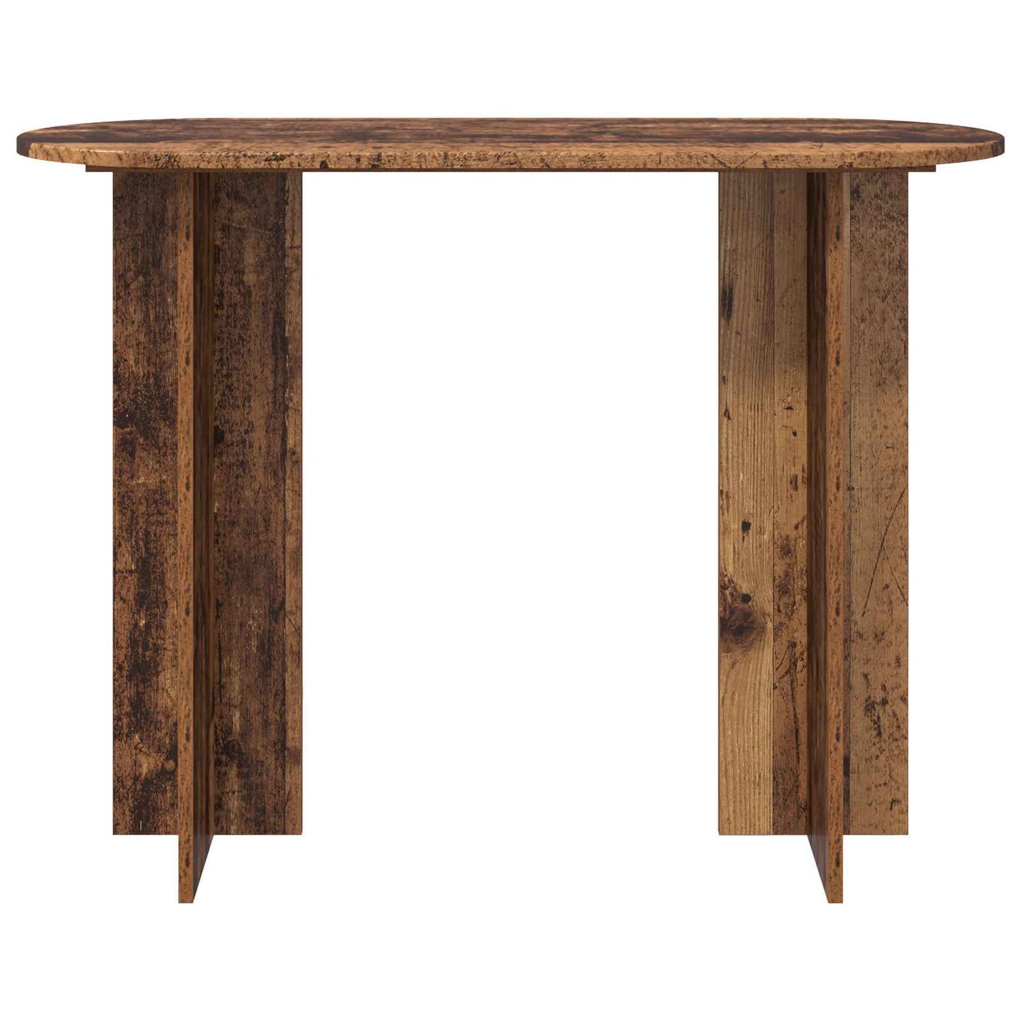 Wandtafel met opslag Oud hout 100 x 39,5 x 75 cm Bewerkt hout is nu te koop bij PeponiXL, paradijselijk wonen!