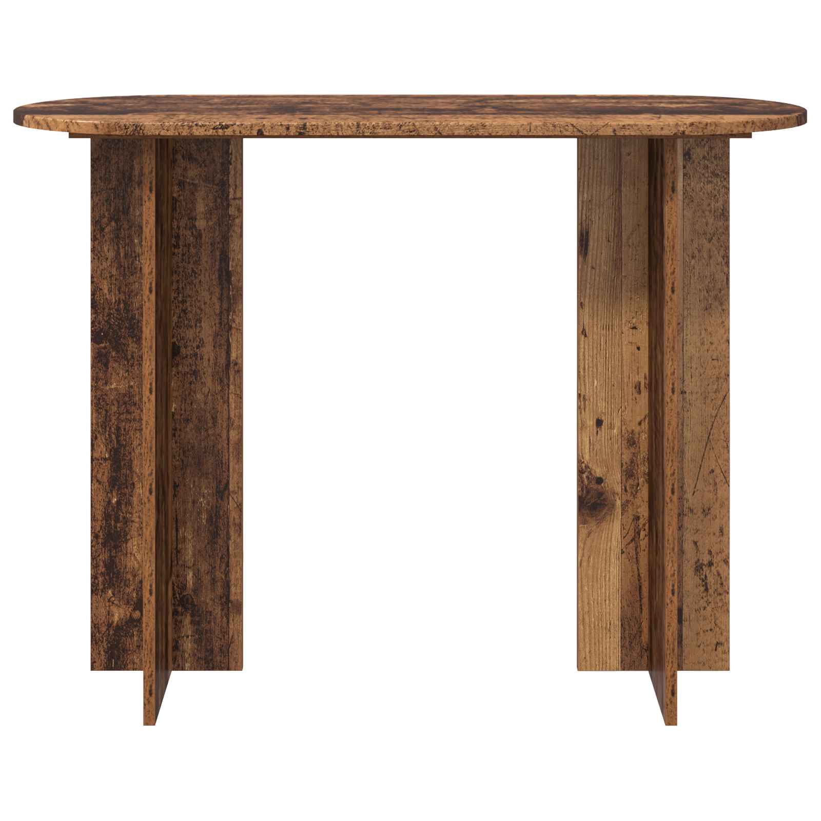 Wandtafel met opslag Oud hout 100 x 39,5 x 75 cm Bewerkt hout is nu te koop bij PeponiXL, paradijselijk wonen!