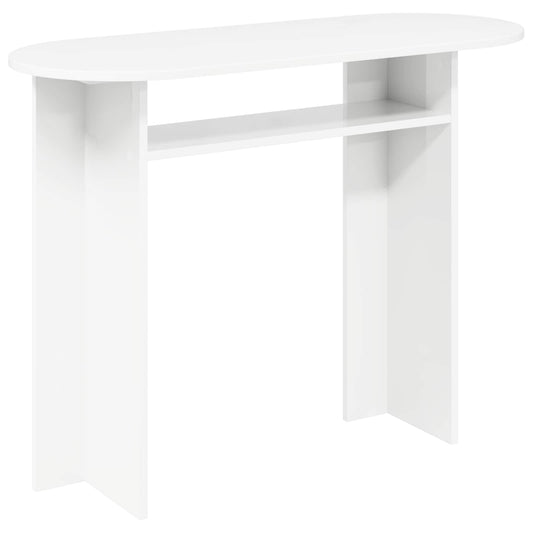 Wandtafel met opslag Wit 100 x 39,5 x 75 cm Bewerkt hout is nu te koop bij PeponiXL, paradijselijk wonen!