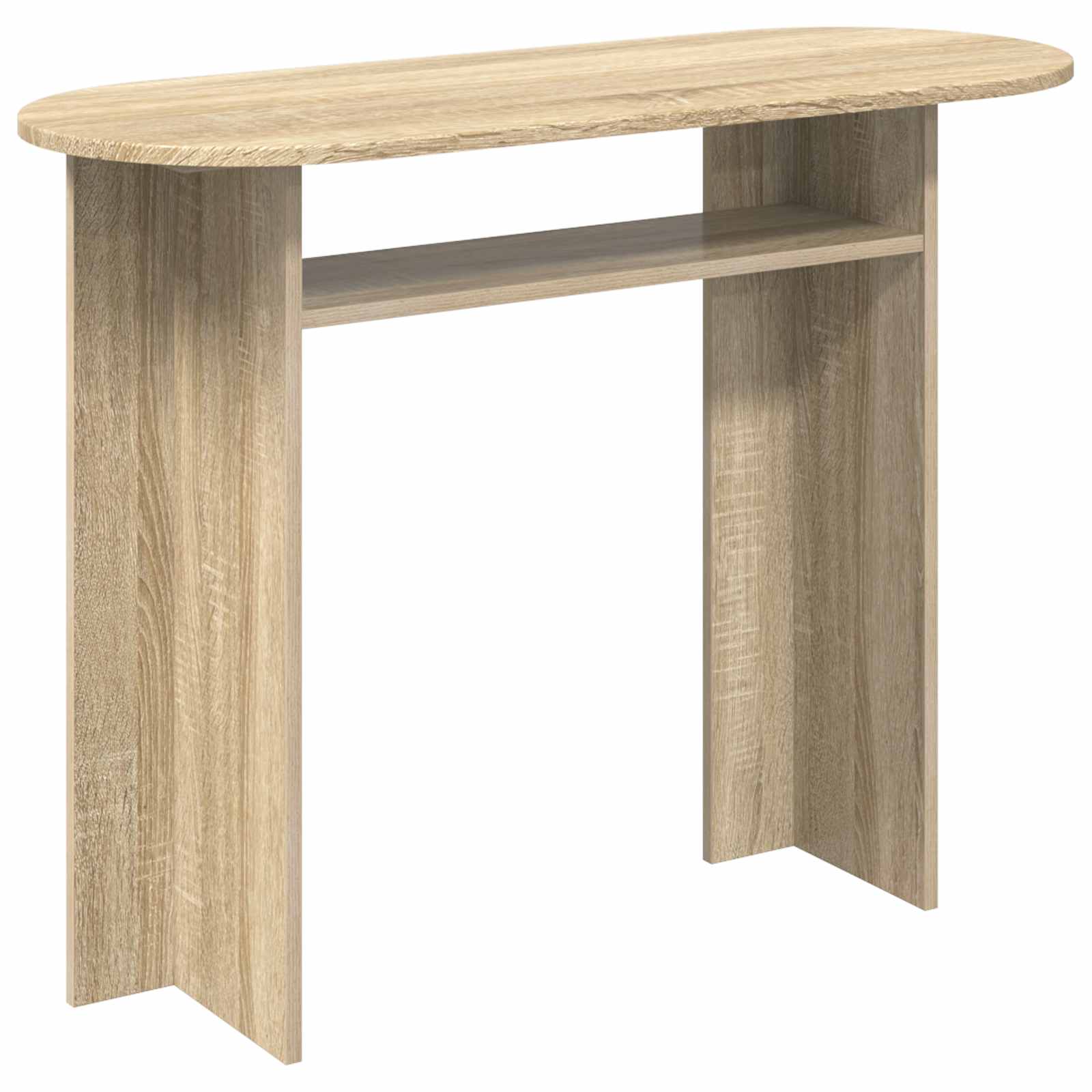 Wandtafel Sonoma Eiken 100 x 39,5 x 75 cm Bewerkt hout is nu te koop bij PeponiXL, paradijselijk wonen!