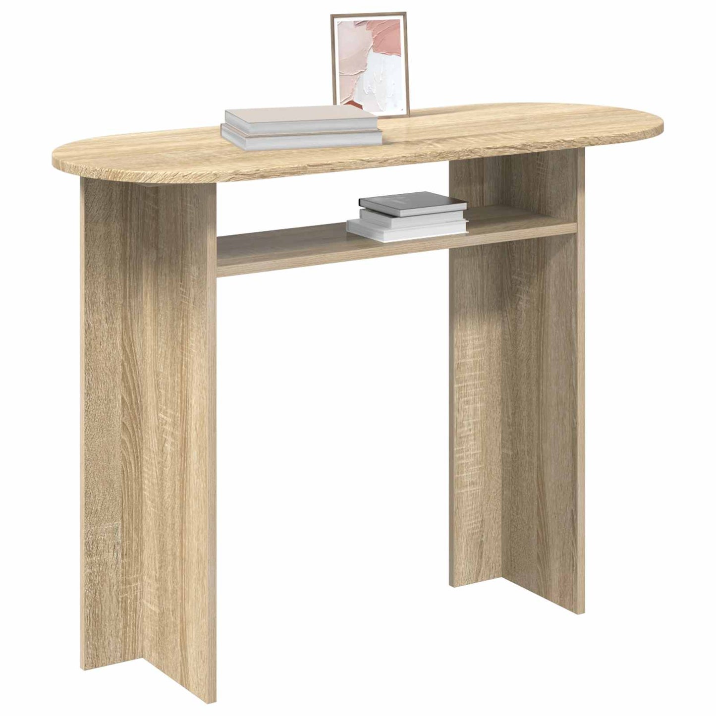 Wandtafel Sonoma Eiken 100 x 39,5 x 75 cm Bewerkt hout is nu te koop bij PeponiXL, paradijselijk wonen!