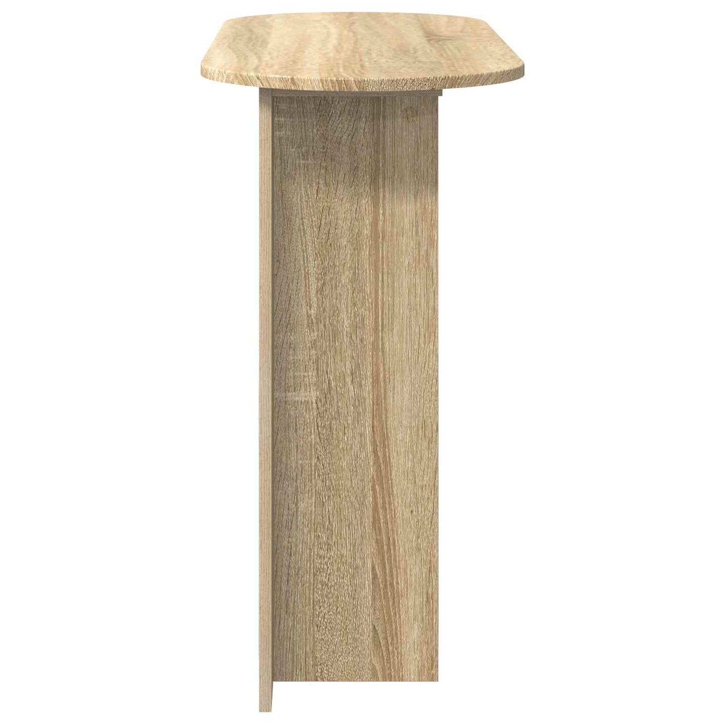 Wandtafel Sonoma Eiken 100 x 39,5 x 75 cm Bewerkt hout is nu te koop bij PeponiXL, paradijselijk wonen!