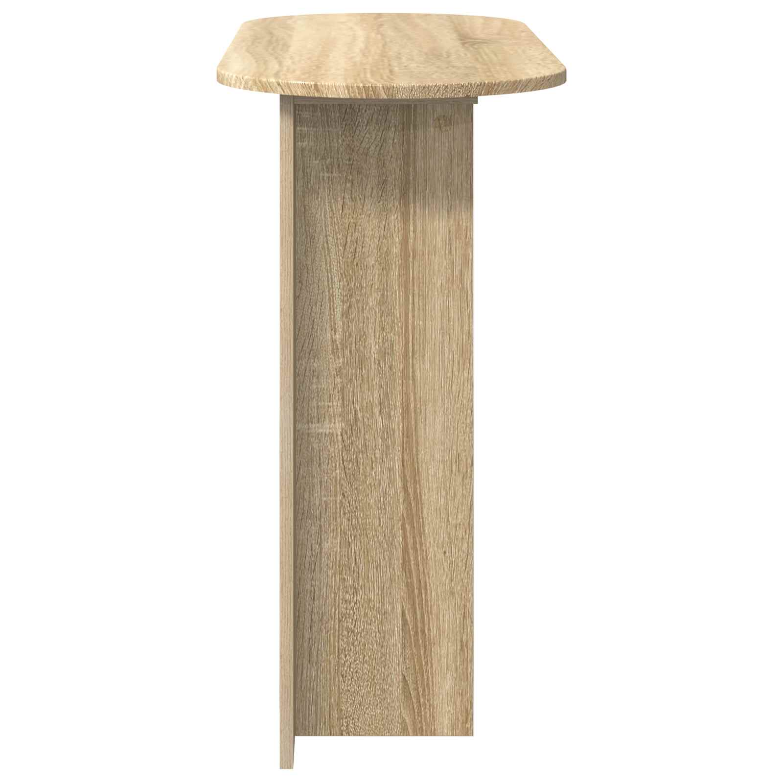 Wandtafel Sonoma Eiken 100 x 39,5 x 75 cm Bewerkt hout is nu te koop bij PeponiXL, paradijselijk wonen!