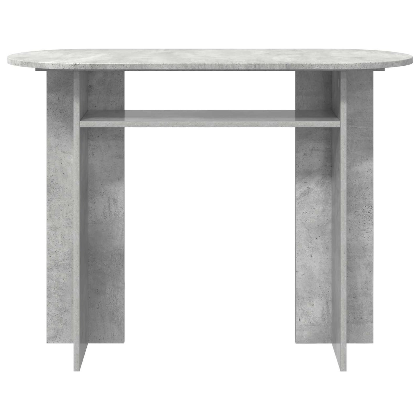 Wandtafel met opslag Betongrijs 100 x 39,5 x 75 cm Bewerkt hout is nu te koop bij PeponiXL, paradijselijk wonen!