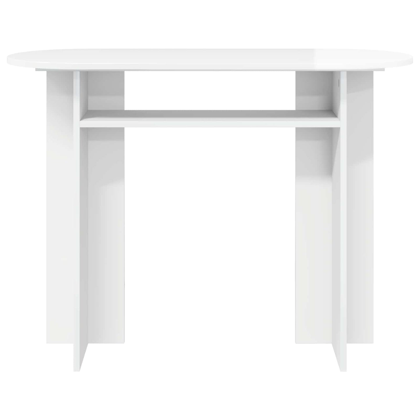 Wandtafel Hoogglans Wit 100 x 39,5 x 75 cm Bewerkt hout is nu te koop bij PeponiXL, paradijselijk wonen!