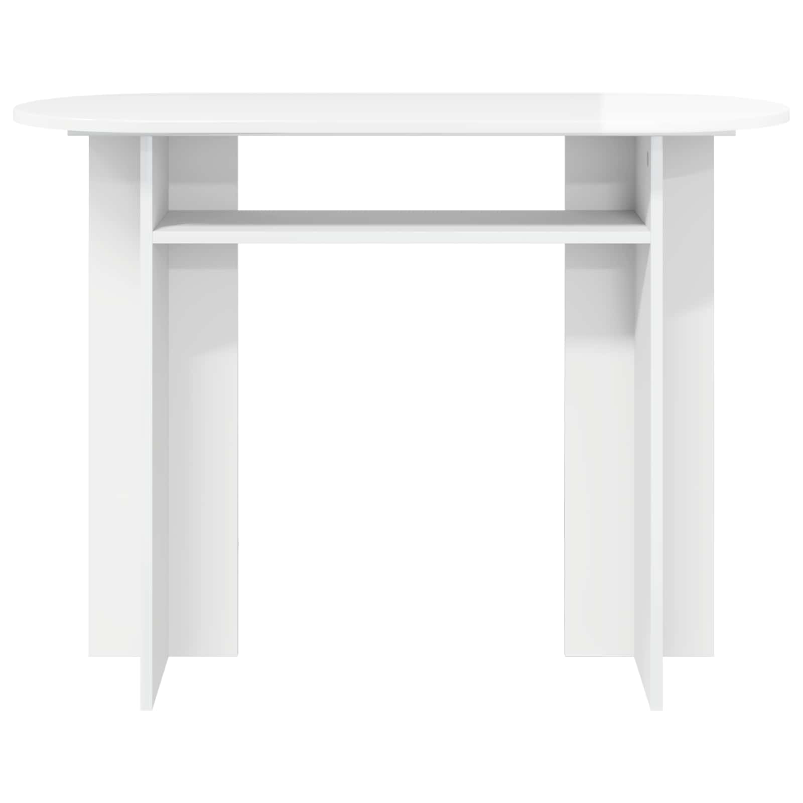 Wandtafel Hoogglans Wit 100 x 39,5 x 75 cm Bewerkt hout is nu te koop bij PeponiXL, paradijselijk wonen!