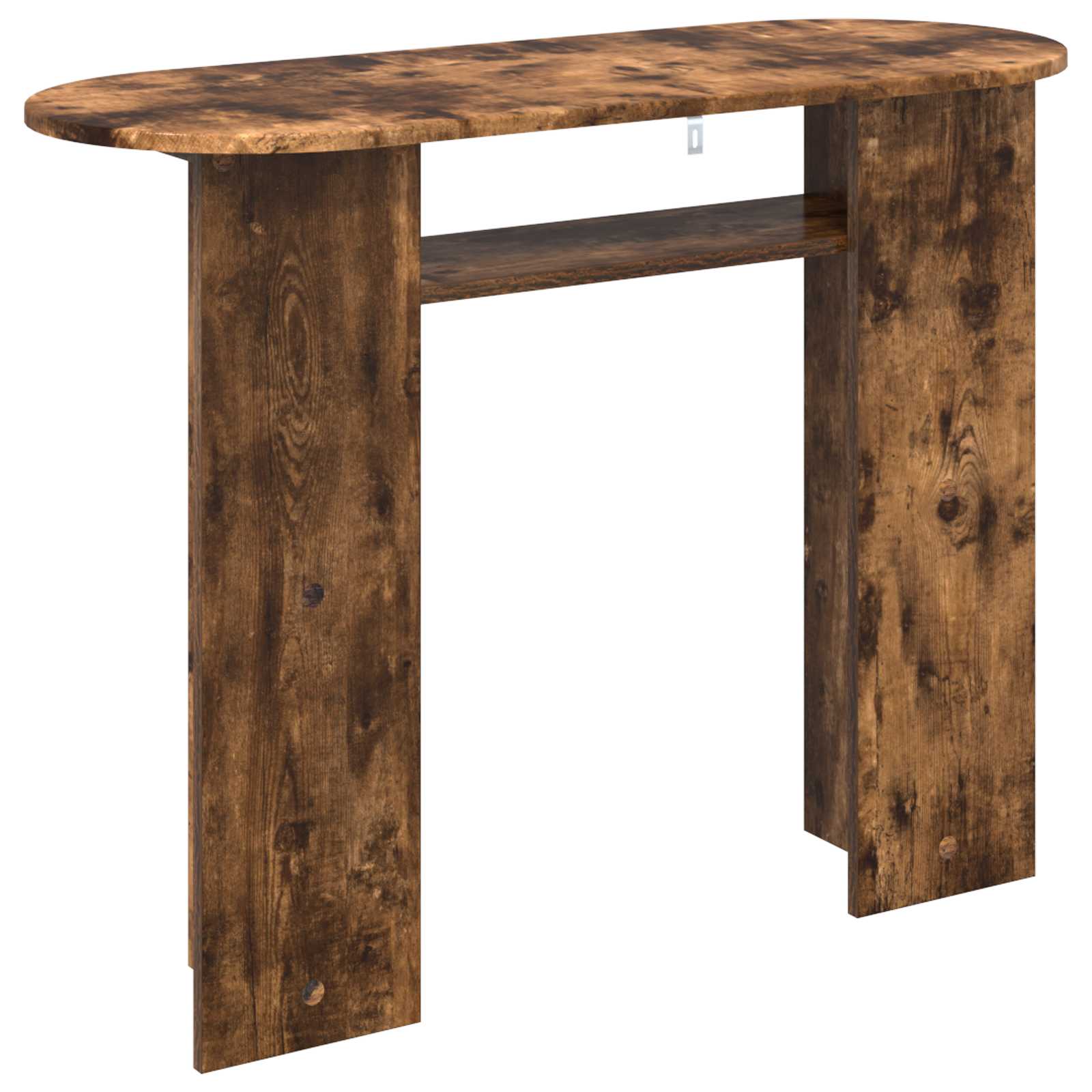 Wandtafel Gerookt eiken 100 x 39,5 x 75 cm Bewerkt hout is nu te koop bij PeponiXL, paradijselijk wonen!
