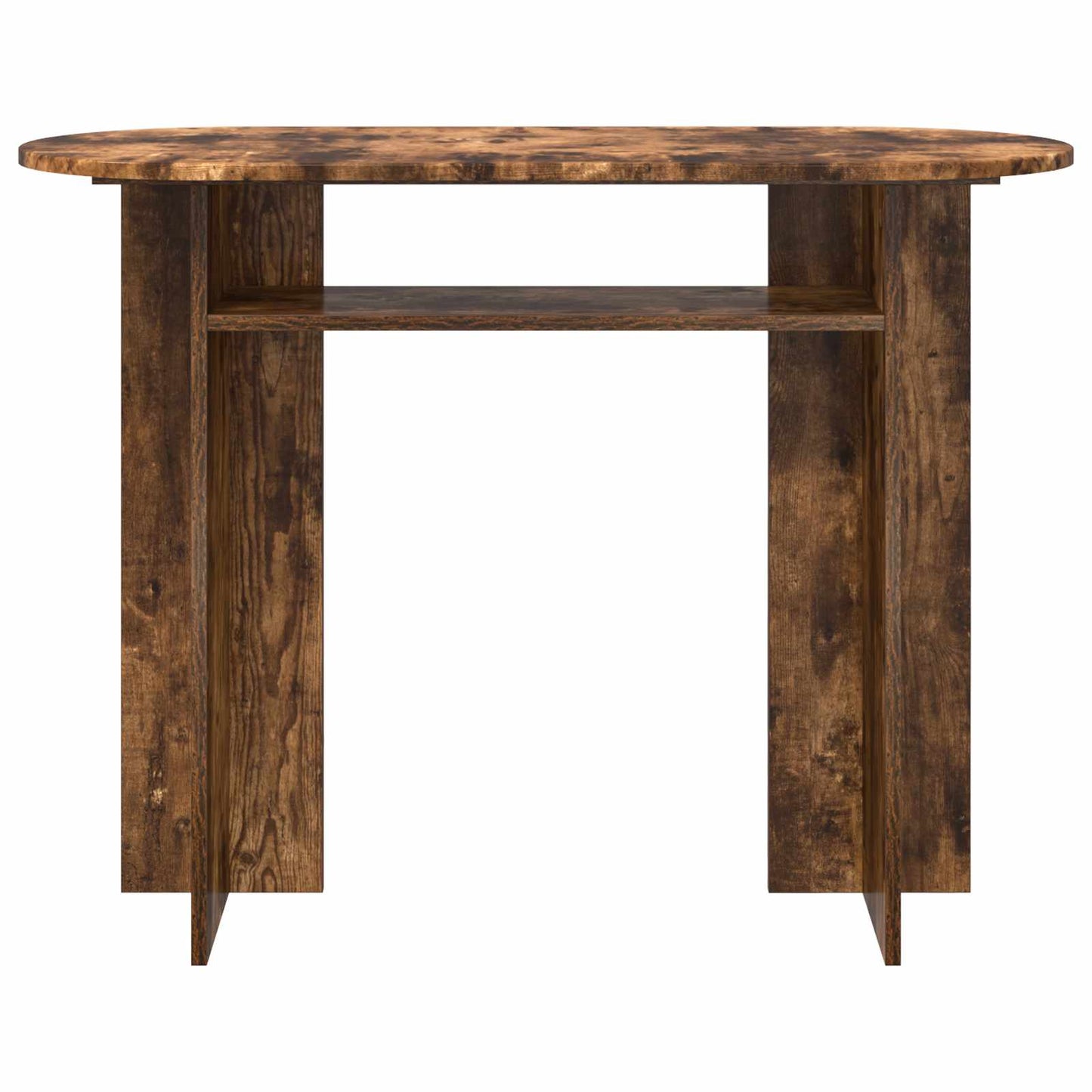 Wandtafel Gerookt eiken 100 x 39,5 x 75 cm Bewerkt hout is nu te koop bij PeponiXL, paradijselijk wonen!