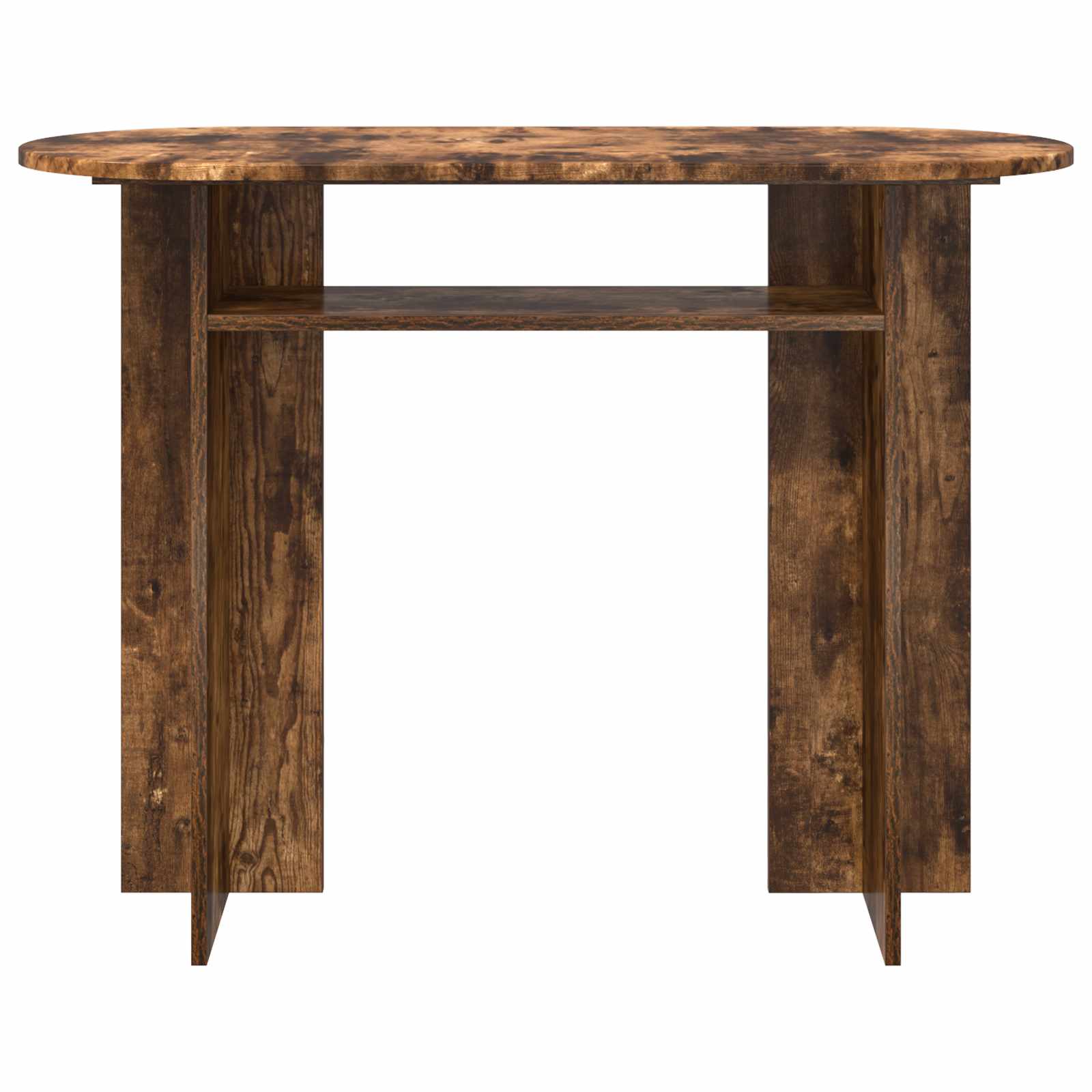 Wandtafel Gerookt eiken 100 x 39,5 x 75 cm Bewerkt hout is nu te koop bij PeponiXL, paradijselijk wonen!