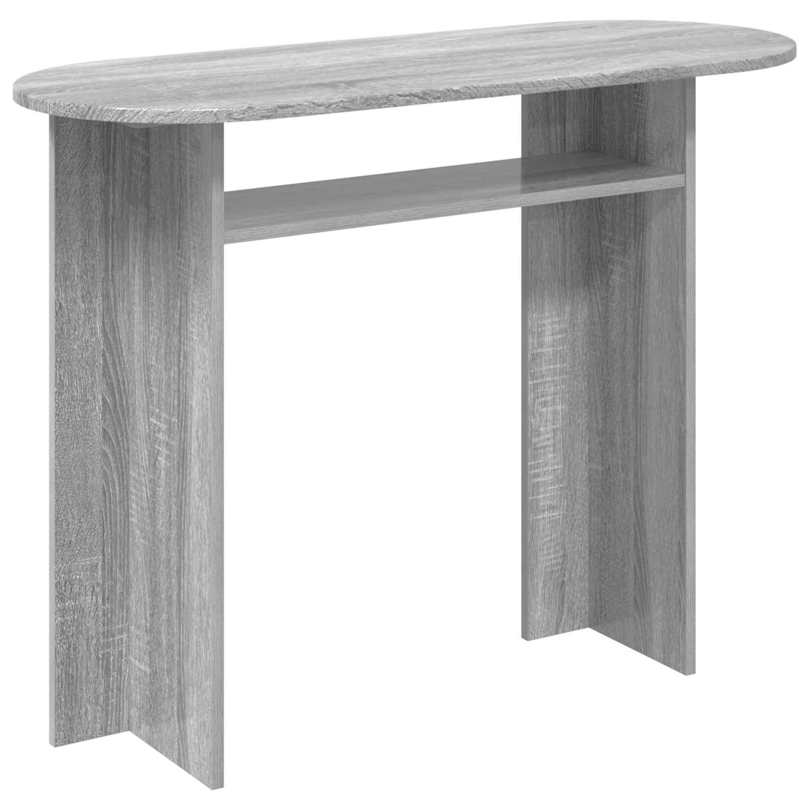 Wandtafel Grijs sonoma 100 x 39,5 x 75 cm Bewerkt hout is nu te koop bij PeponiXL, paradijselijk wonen!