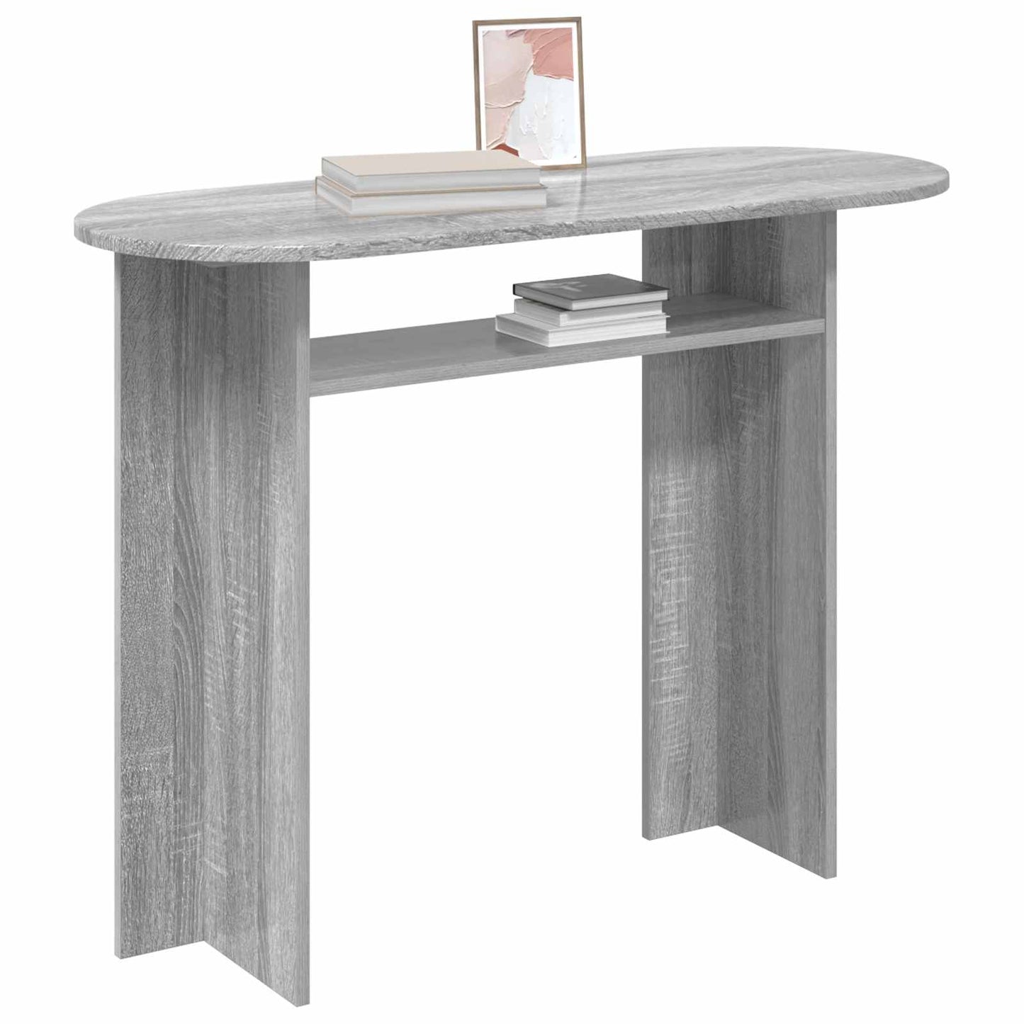 Wandtafel Grijs sonoma 100 x 39,5 x 75 cm Bewerkt hout is nu te koop bij PeponiXL, paradijselijk wonen!
