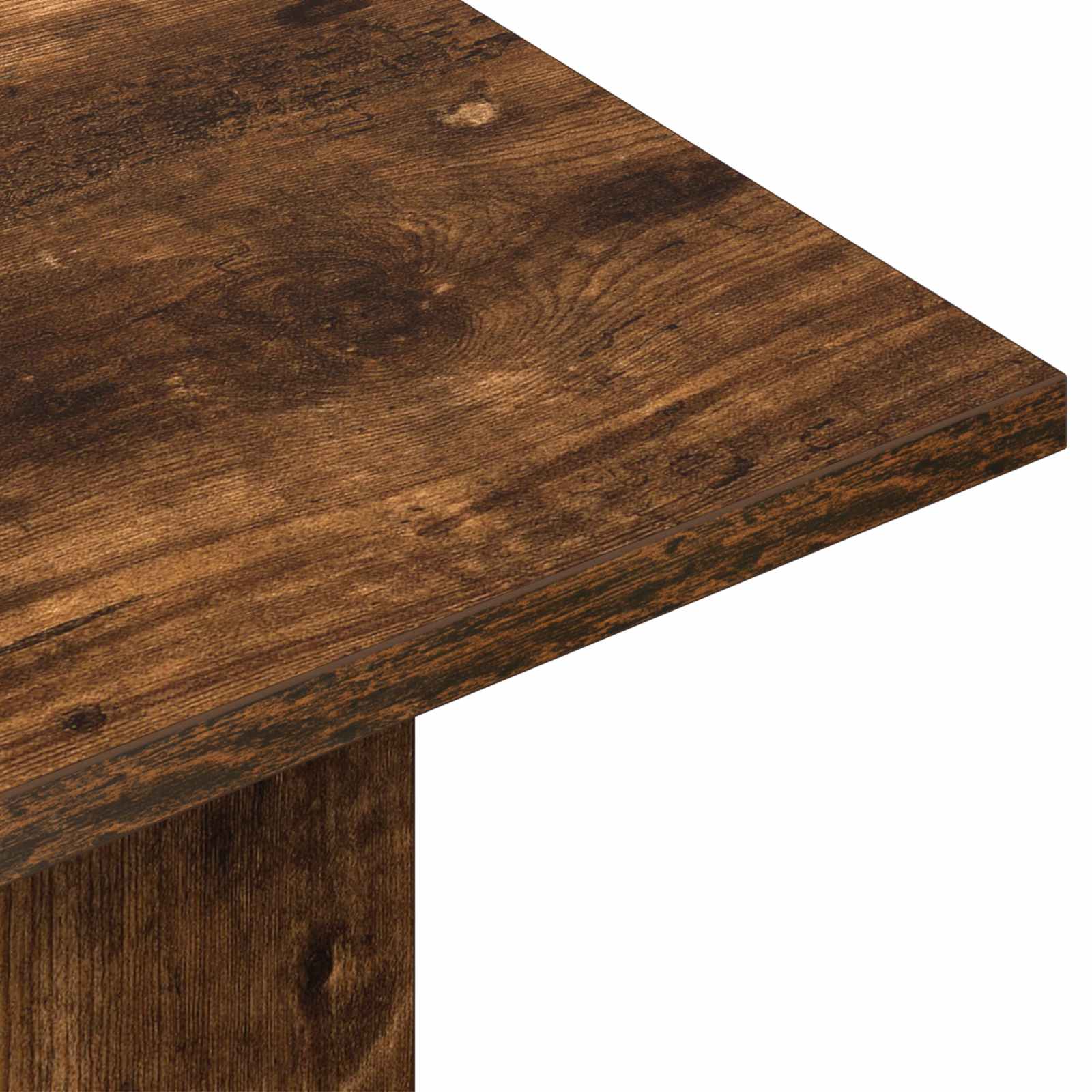 Consoletafel Gerookt Eiken 100 x 30 x 75 cm Bewerkt hout is nu te koop bij PeponiXL, paradijselijk wonen!