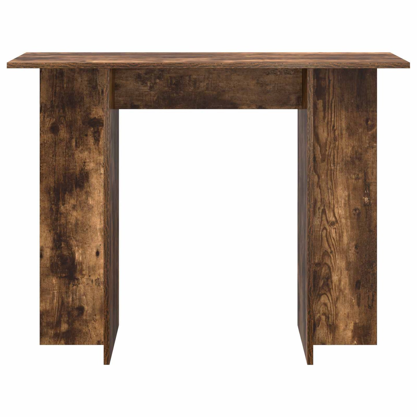 Consoletafel Gerookt Eiken 100 x 30 x 75 cm Bewerkt hout is nu te koop bij PeponiXL, paradijselijk wonen!
