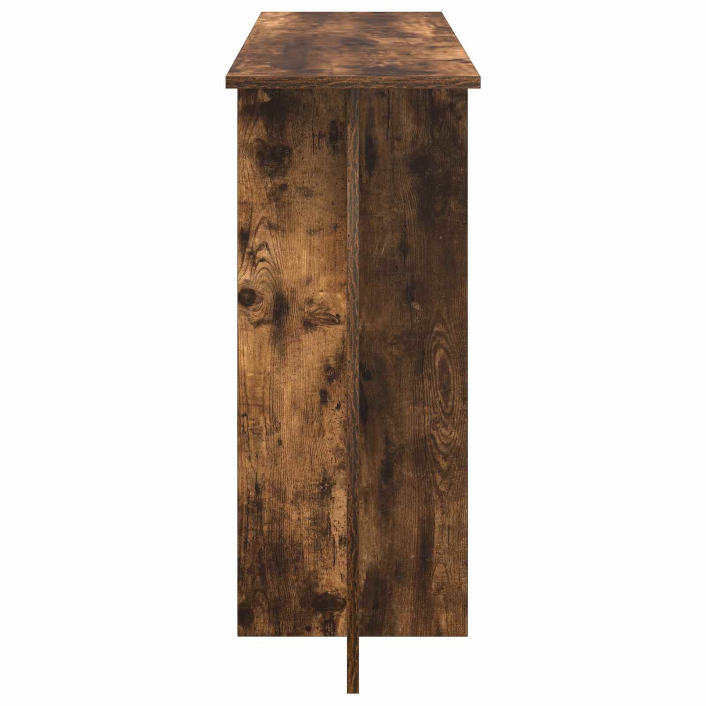 Consoletafel Gerookt Eiken 100 x 30 x 75 cm Bewerkt hout is nu te koop bij PeponiXL, paradijselijk wonen!