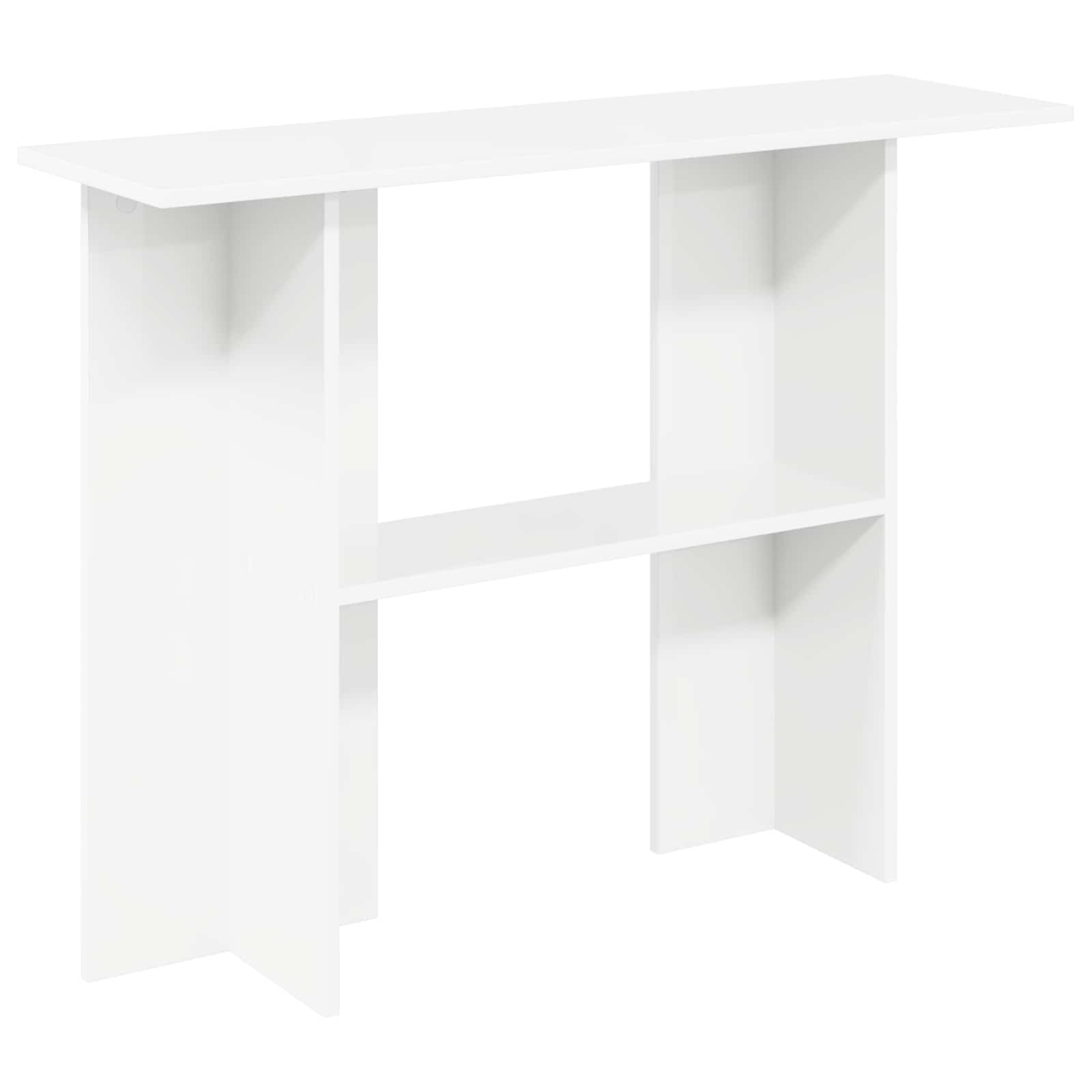 Wandtafel Wit 100 x 30 x 75 cm Bewerkt hout is nu te koop bij PeponiXL, paradijselijk wonen!