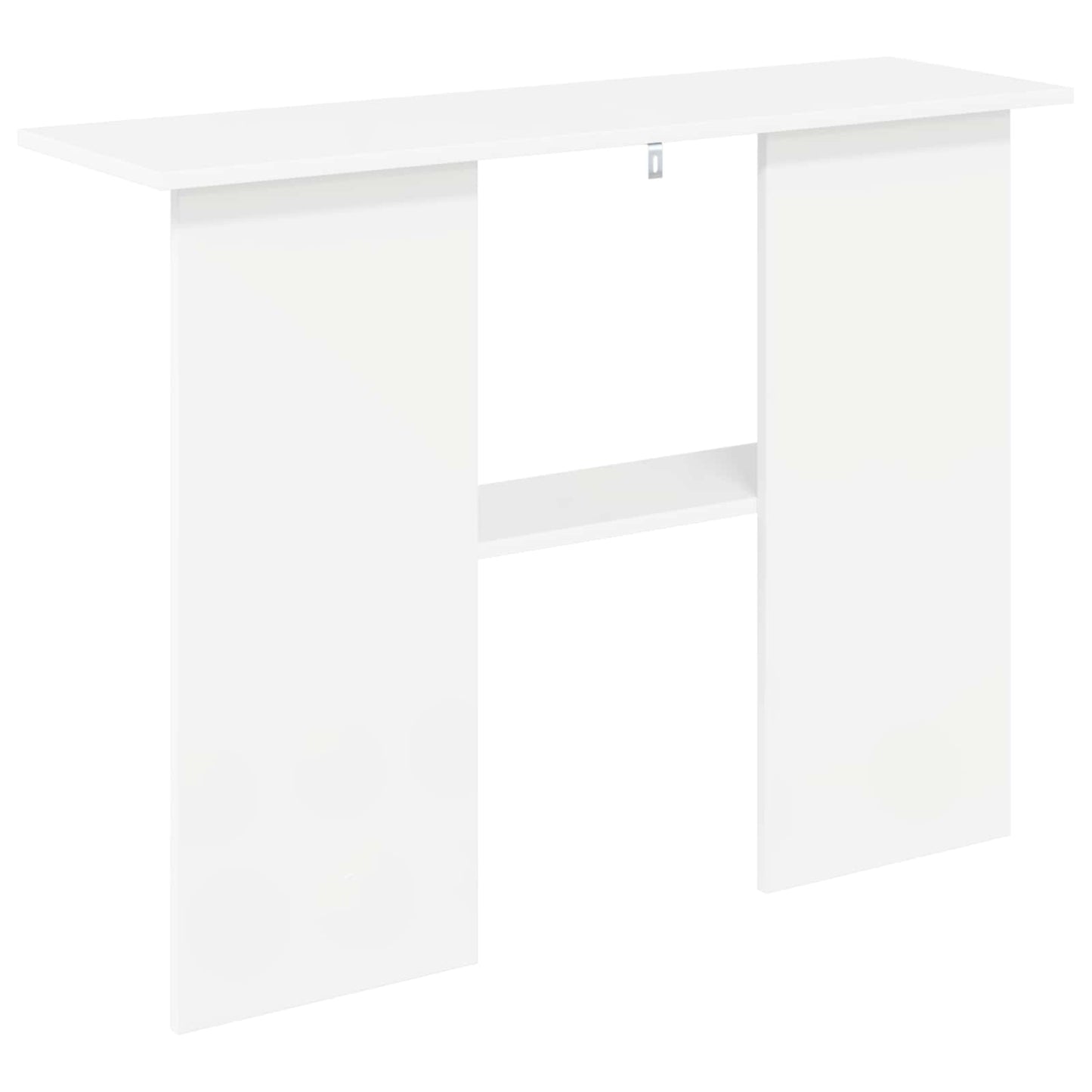 Wandtafel Wit 100 x 30 x 75 cm Bewerkt hout is nu te koop bij PeponiXL, paradijselijk wonen!