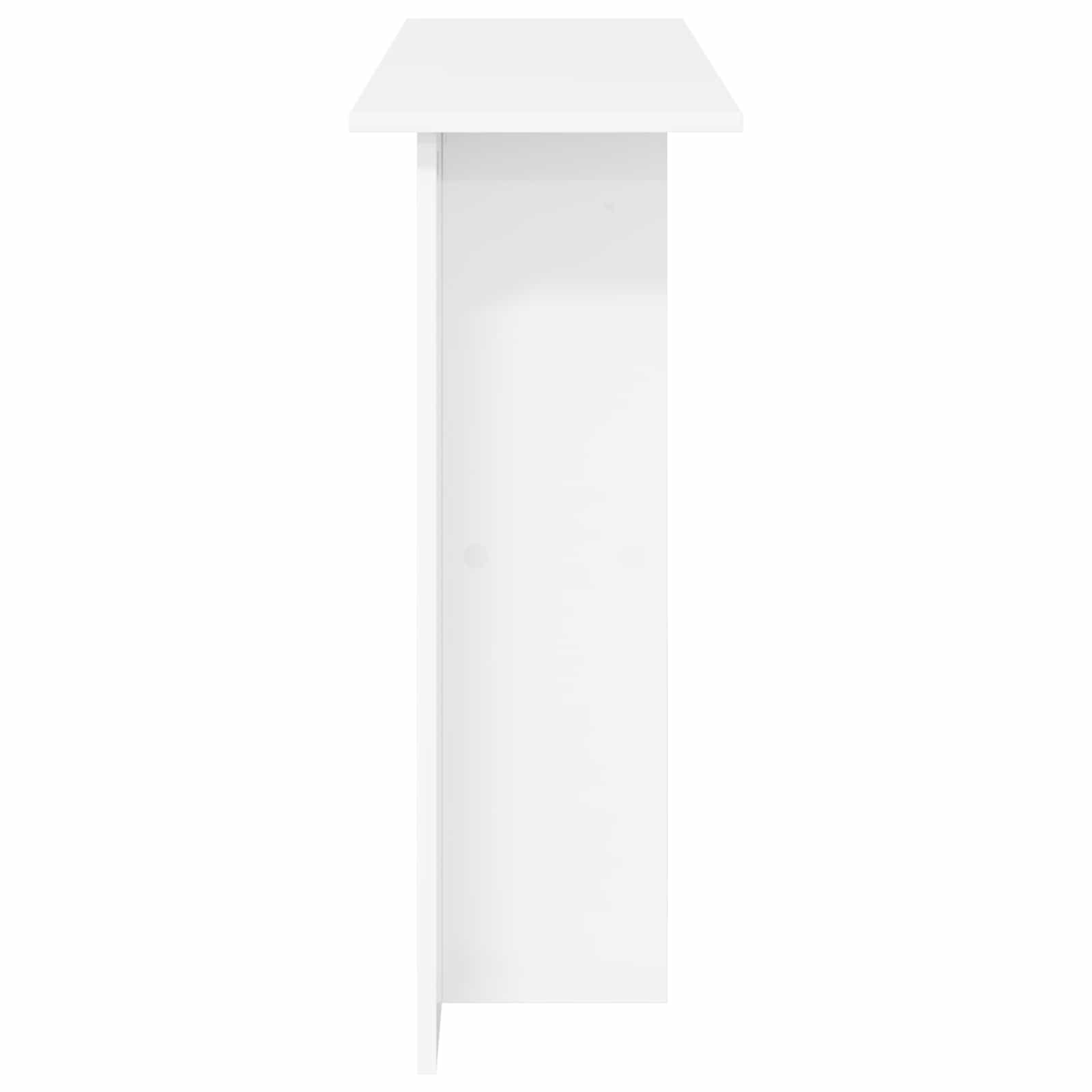 Wandtafel Wit 100 x 30 x 75 cm Bewerkt hout is nu te koop bij PeponiXL, paradijselijk wonen!