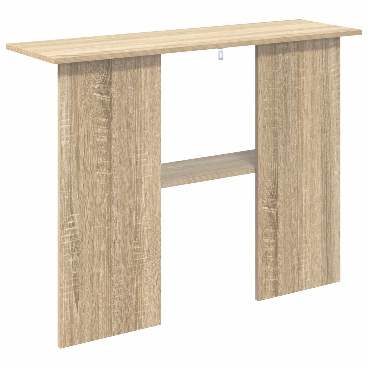 Wandtafel Sonoma Eiken 100 x 30 x 75 cm Bewerkt hout is nu te koop bij PeponiXL, paradijselijk wonen!