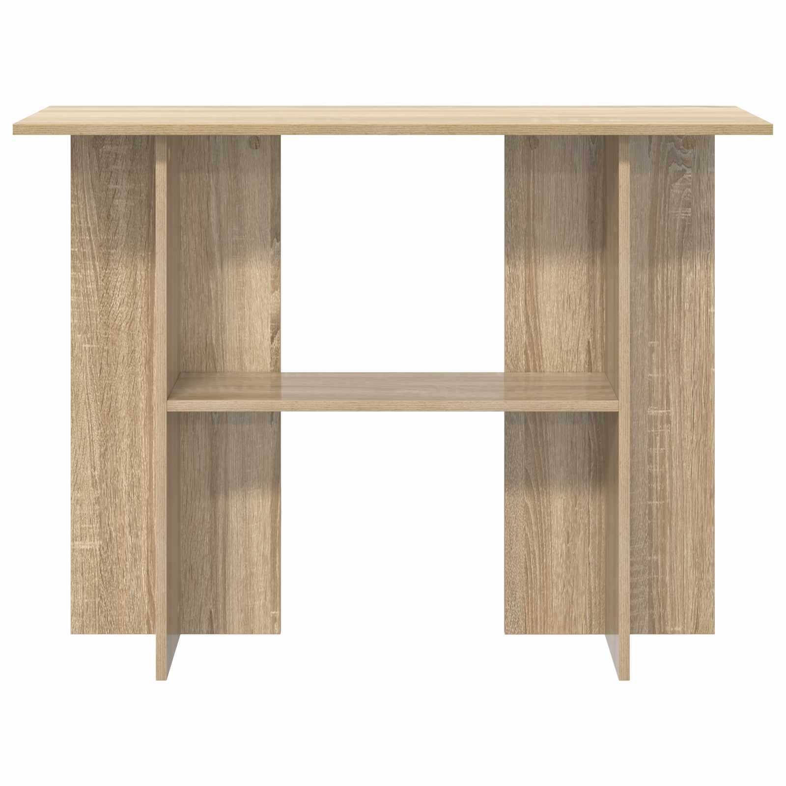 Wandtafel Sonoma Eiken 100 x 30 x 75 cm Bewerkt hout is nu te koop bij PeponiXL, paradijselijk wonen!