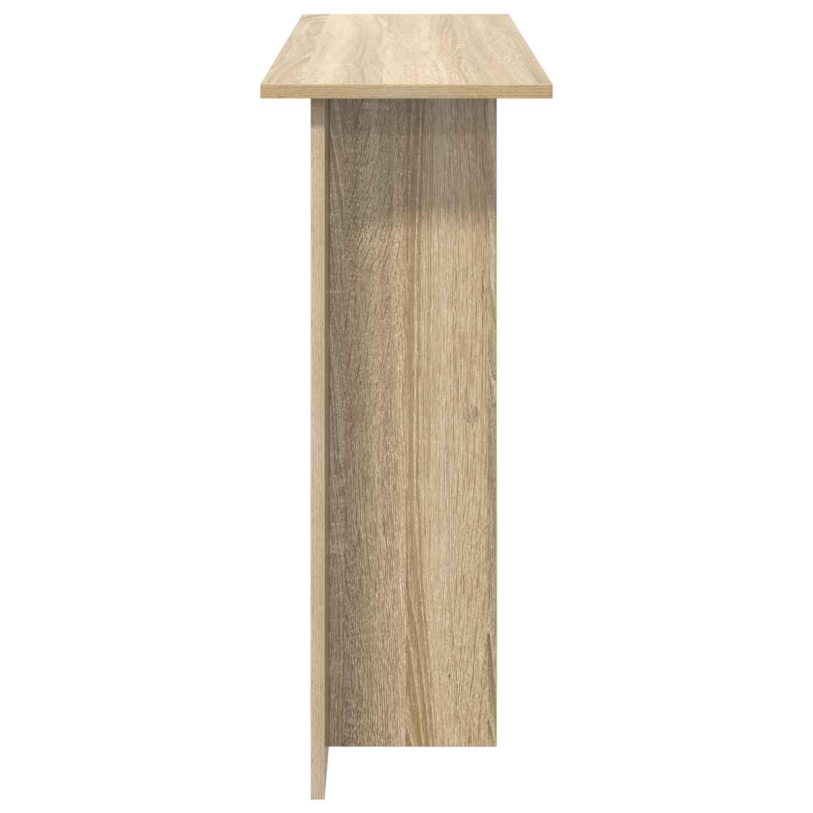 Wandtafel Sonoma Eiken 100 x 30 x 75 cm Bewerkt hout is nu te koop bij PeponiXL, paradijselijk wonen!