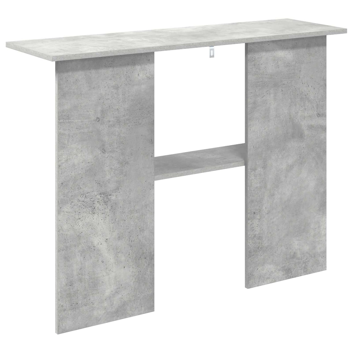 Wandtafel Betongrijs 100 x 30 x 75 cm Bewerkt hout is nu te koop bij PeponiXL, paradijselijk wonen!