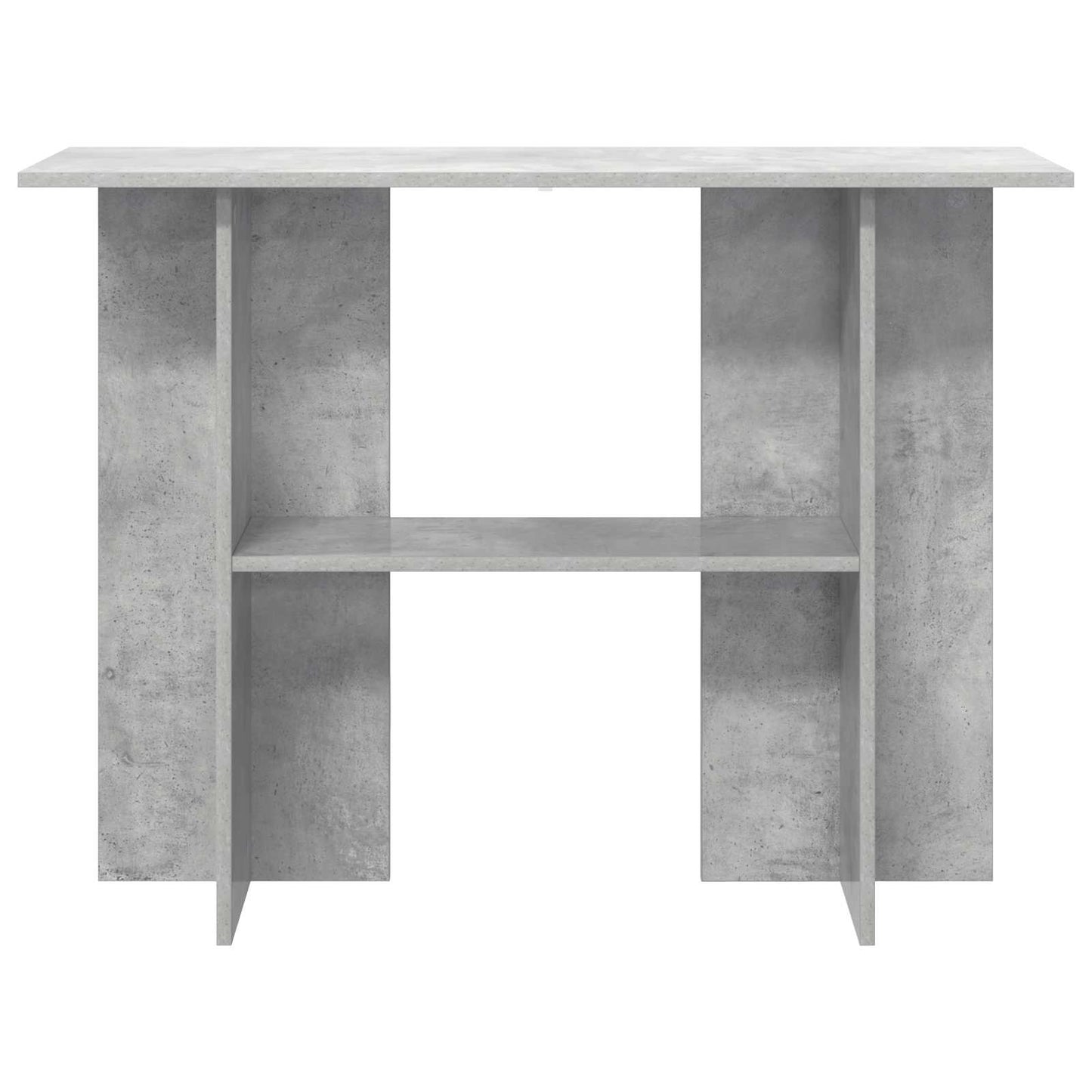 Wandtafel Betongrijs 100 x 30 x 75 cm Bewerkt hout is nu te koop bij PeponiXL, paradijselijk wonen!