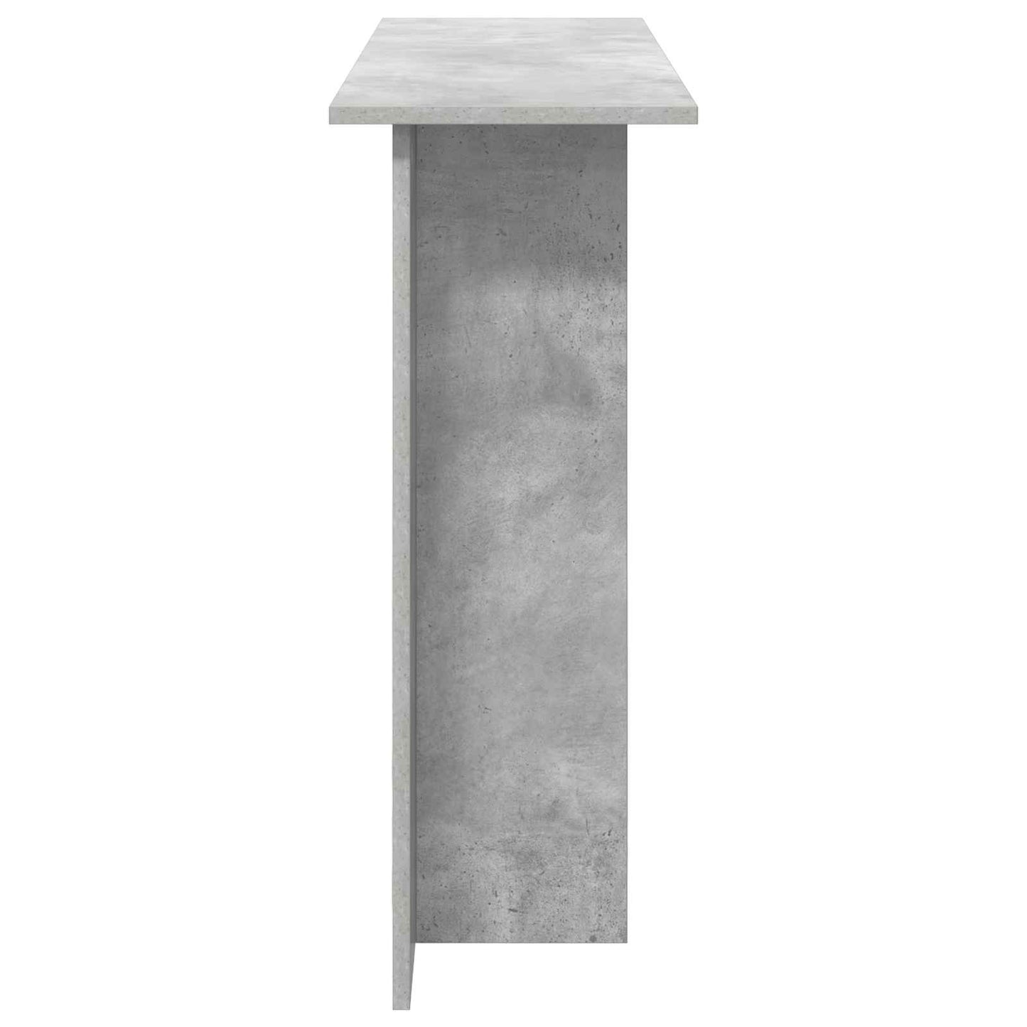 Wandtafel Betongrijs 100 x 30 x 75 cm Bewerkt hout is nu te koop bij PeponiXL, paradijselijk wonen!