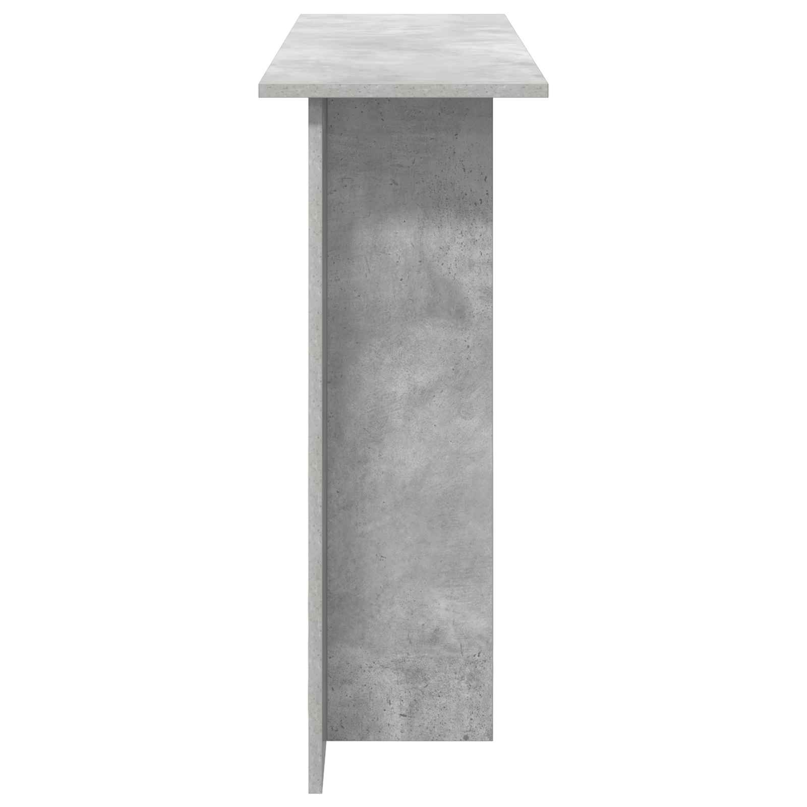 Wandtafel Betongrijs 100 x 30 x 75 cm Bewerkt hout is nu te koop bij PeponiXL, paradijselijk wonen!