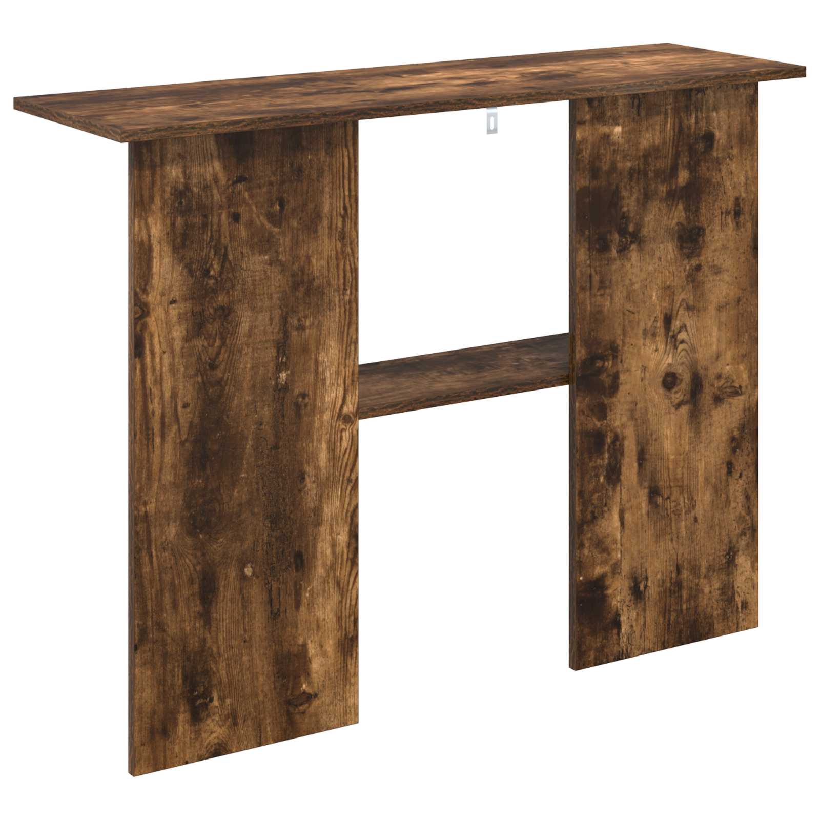 Wandtafel Gerookt eiken 100 x 30 x 75 cm Bewerkt hout is nu te koop bij PeponiXL, paradijselijk wonen!
