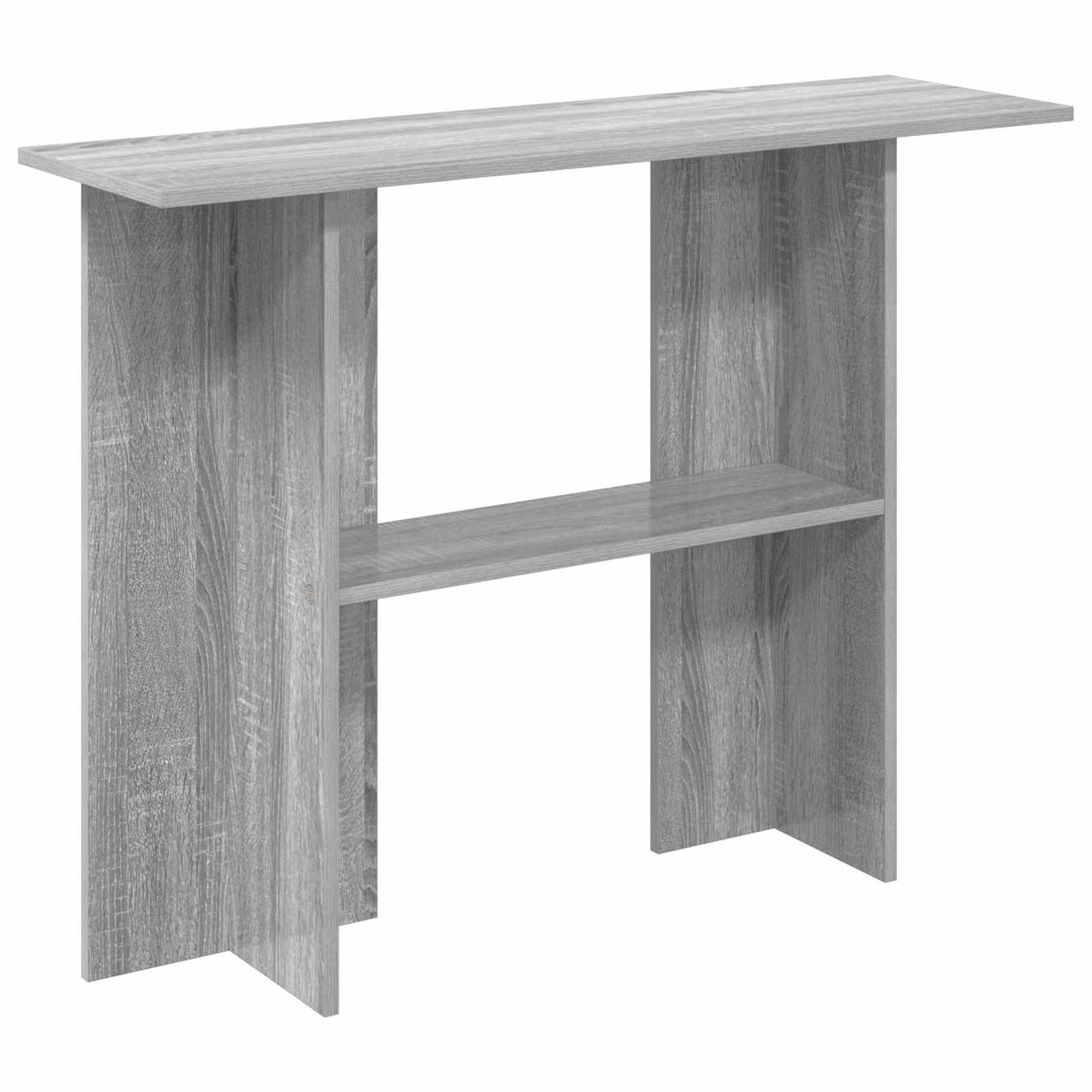 Wandtafel Grijs sonoma 100 x 30 x 75 cm Bewerkt hout is nu te koop bij PeponiXL, paradijselijk wonen!