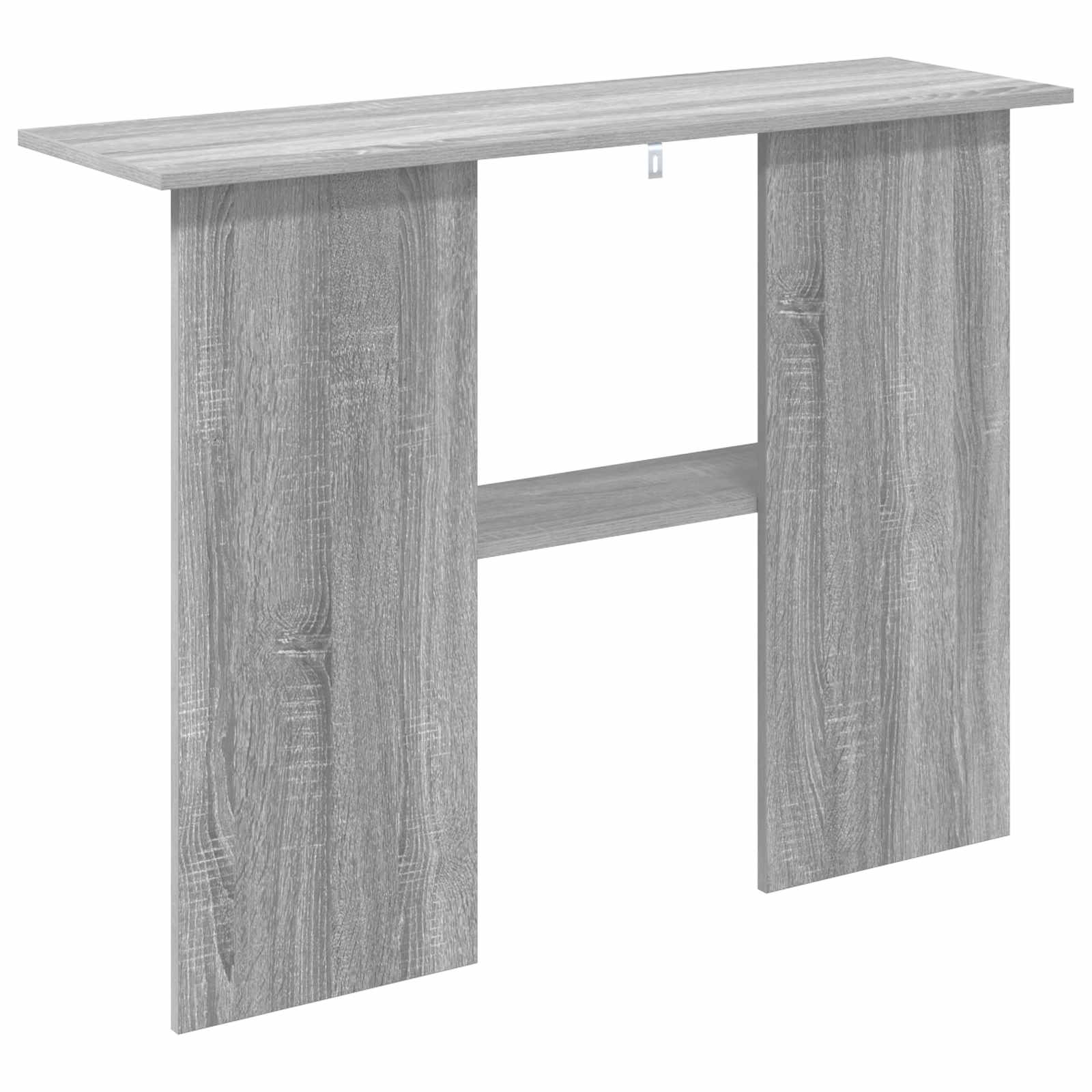 Wandtafel Grijs sonoma 100 x 30 x 75 cm Bewerkt hout is nu te koop bij PeponiXL, paradijselijk wonen!