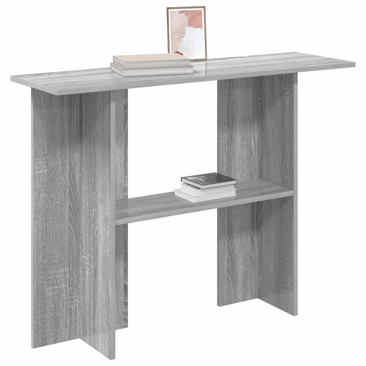 Wandtafel Grijs sonoma 100 x 30 x 75 cm Bewerkt hout is nu te koop bij PeponiXL, paradijselijk wonen!