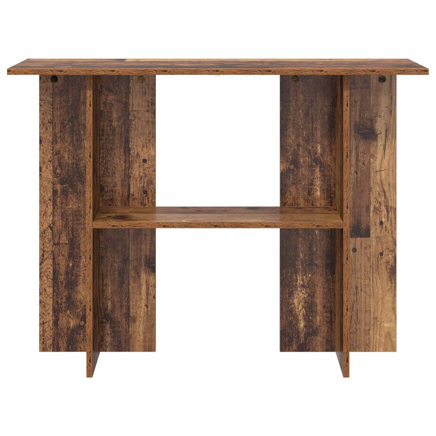 Wandtafel Oud hout 100 x 30 x 75 cm Bewerkt hout is nu te koop bij PeponiXL, paradijselijk wonen!
