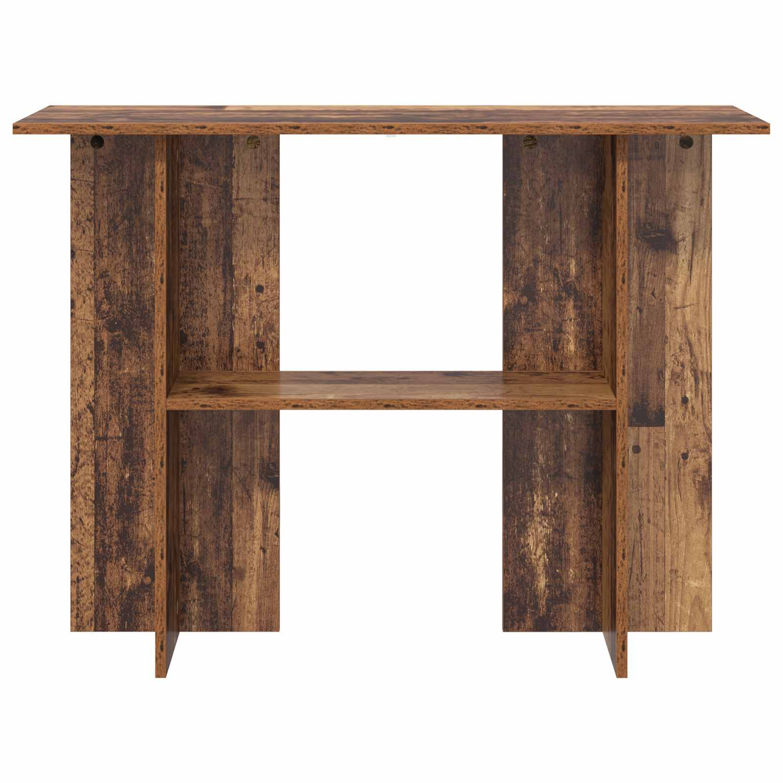 Wandtafel Oud hout 100 x 30 x 75 cm Bewerkt hout is nu te koop bij PeponiXL, paradijselijk wonen!