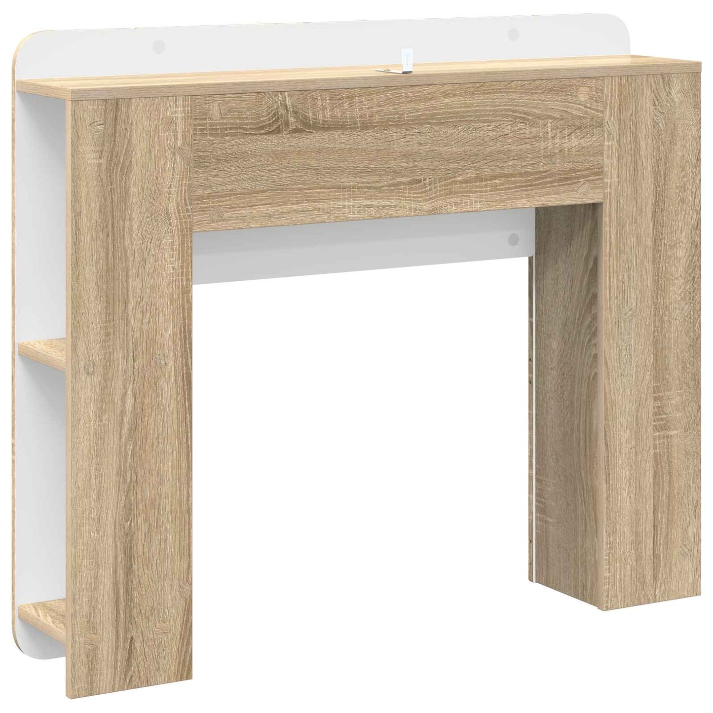 Hoofdeinde kas met opslag Sonoma Eiken Bewerkt hout is nu te koop bij PeponiXL, paradijselijk wonen!