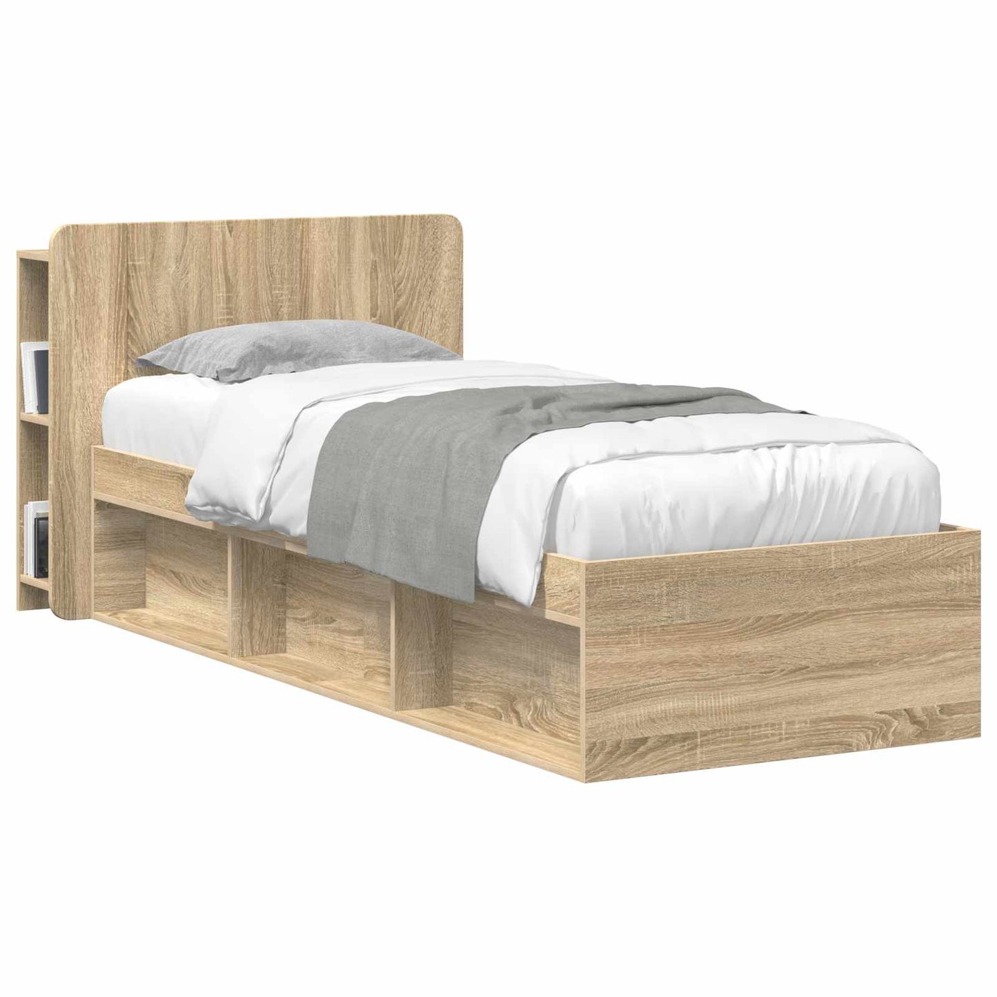 Hoofdeinde kas met opslag Sonoma Eiken Bewerkt hout is nu te koop bij PeponiXL, paradijselijk wonen!