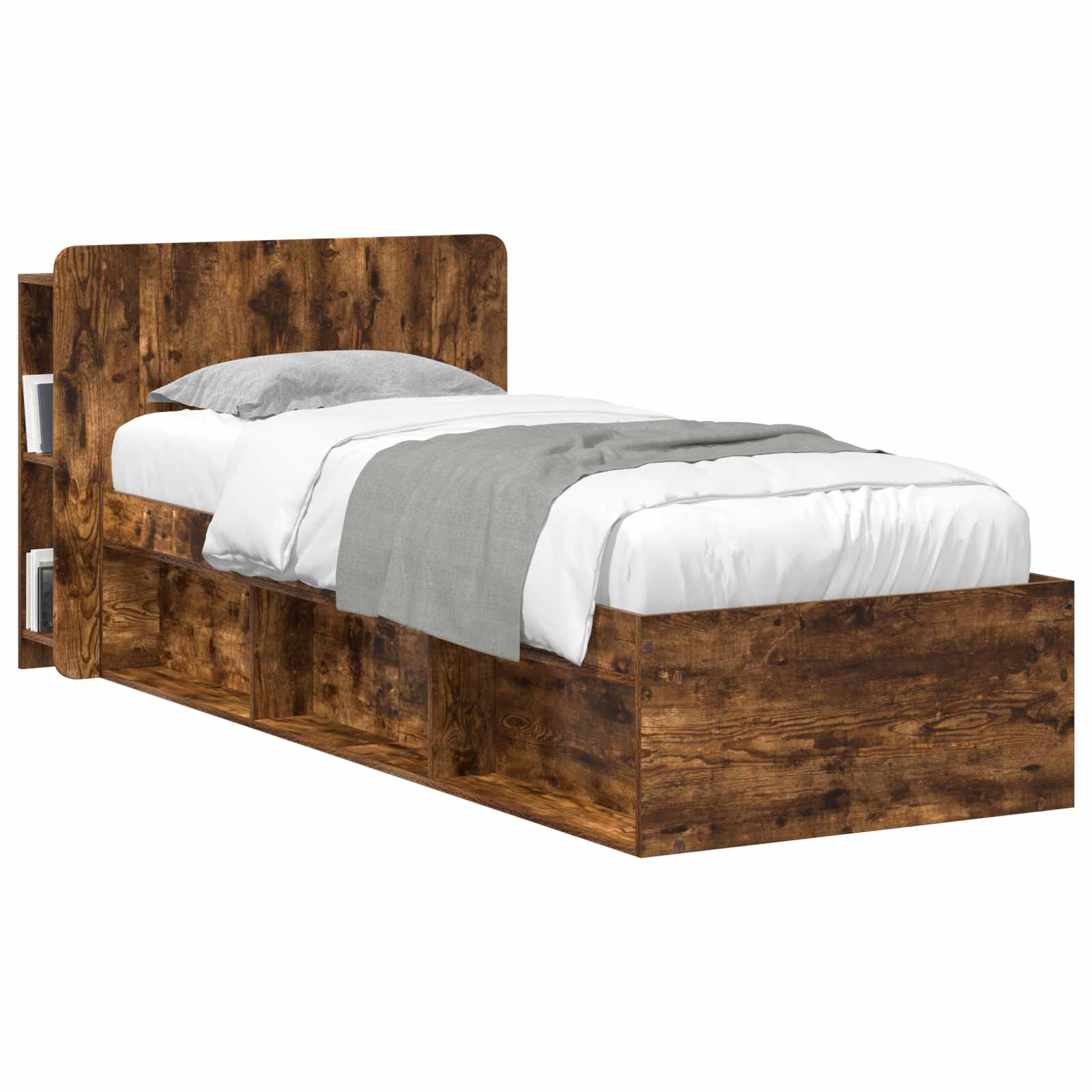 Hoofdeinde kas met opslag Gerookt eiken Bewerkt hout is nu te koop bij PeponiXL, paradijselijk wonen!