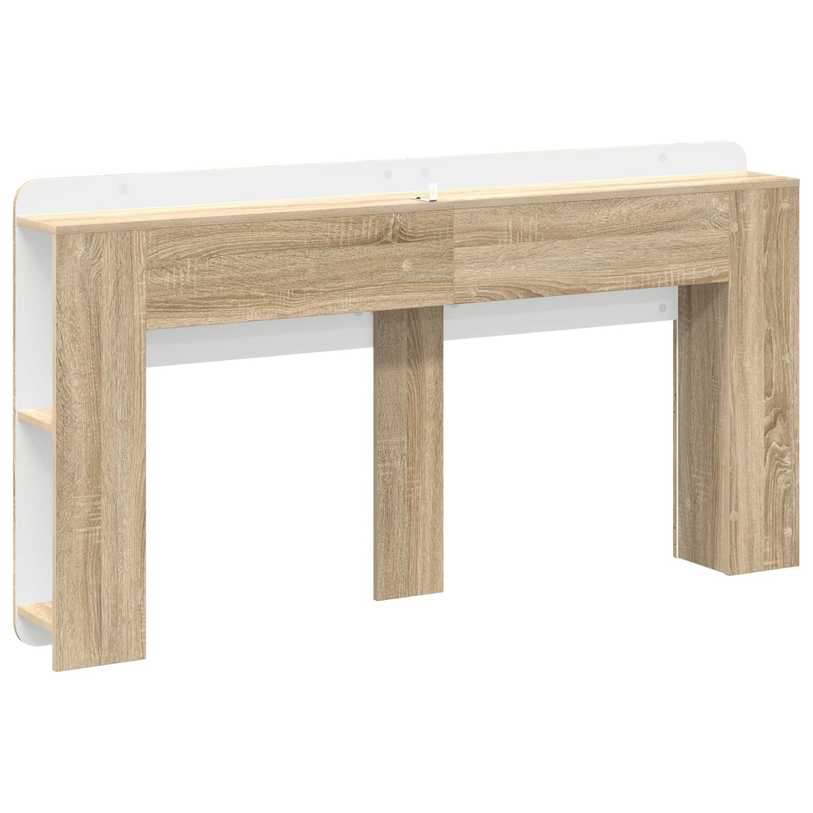 Hoofdeinde kas met opslag Sonoma Eiken Bewerkt hout is nu te koop bij PeponiXL, paradijselijk wonen!