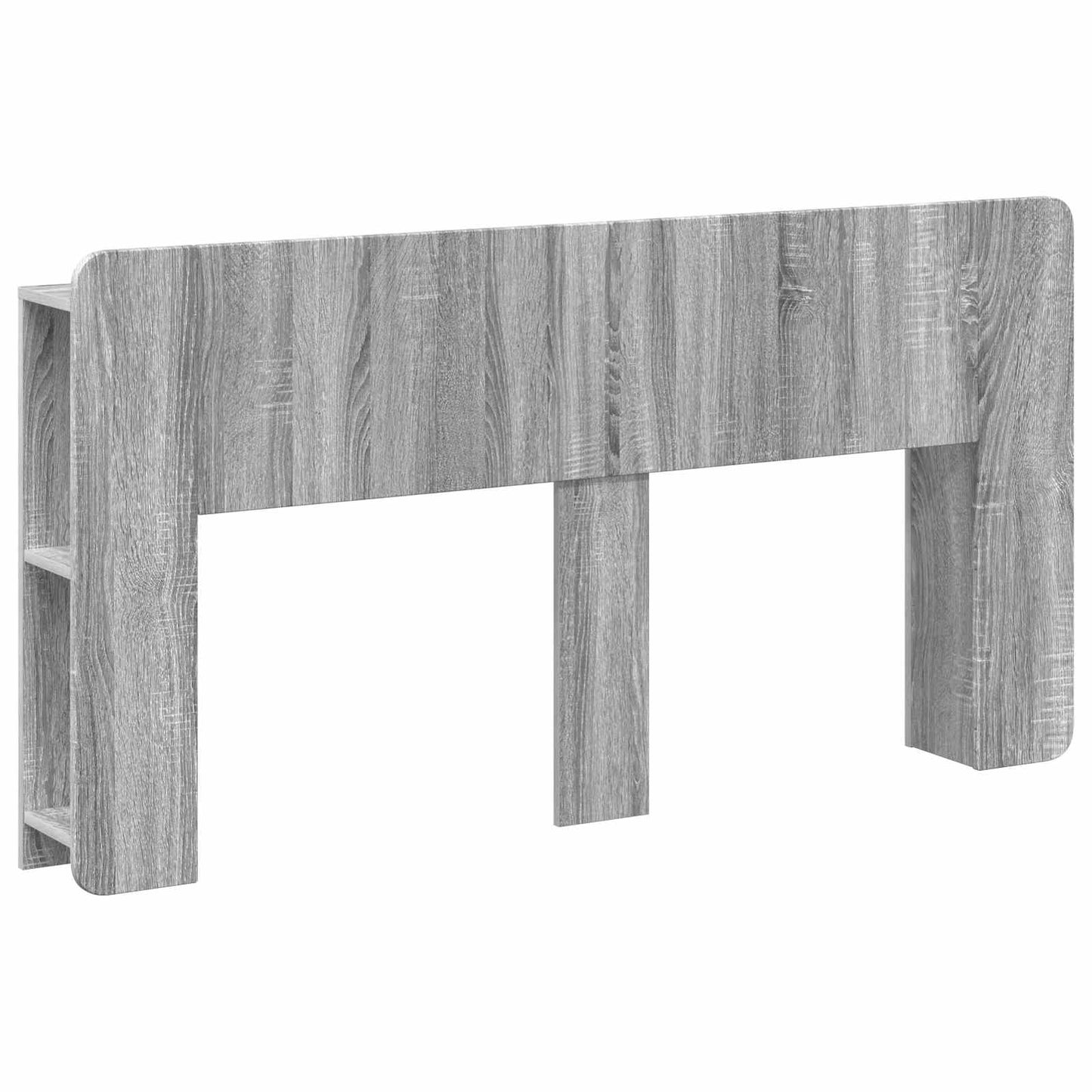 Hoofdeinde kas met opslag Grijs sonoma Bewerkt hout is nu te koop bij PeponiXL, paradijselijk wonen!