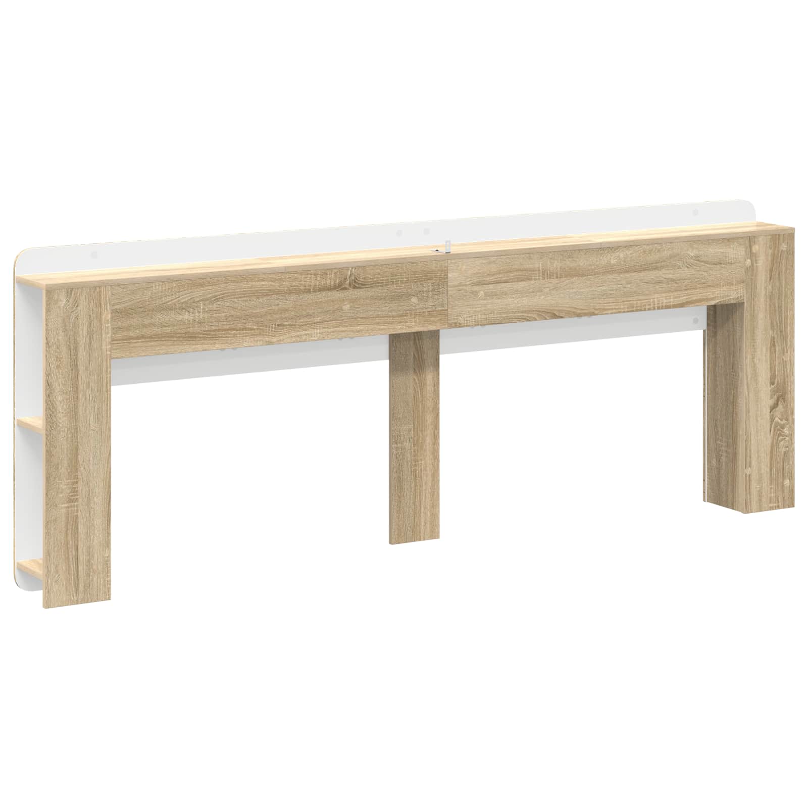 Hoofdeinde kas met opslag Sonoma Eiken Bewerkt hout is nu te koop bij PeponiXL, paradijselijk wonen!