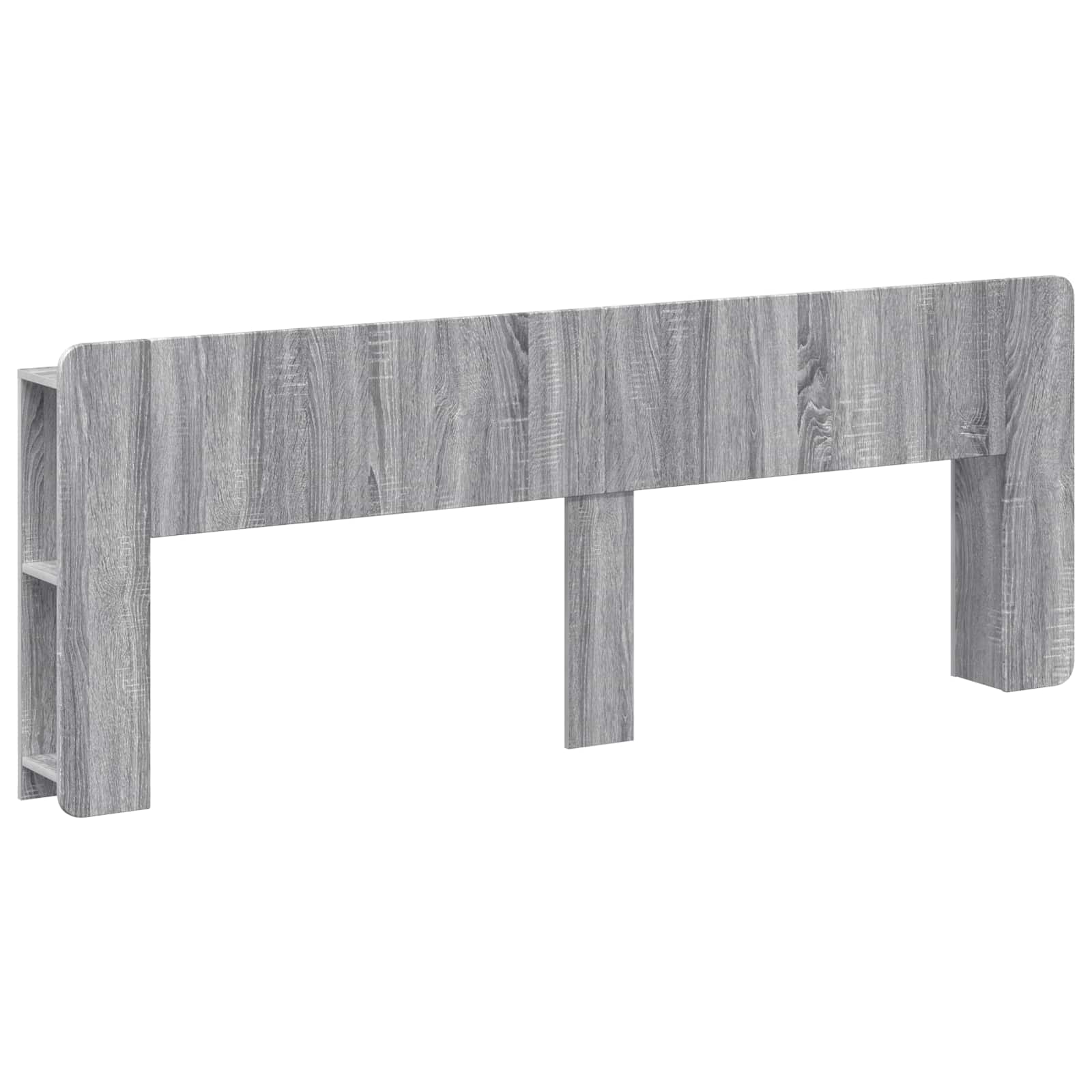 Hoofdeinde kas met opslag Grijs sonoma Bewerkt hout is nu te koop bij PeponiXL, paradijselijk wonen!